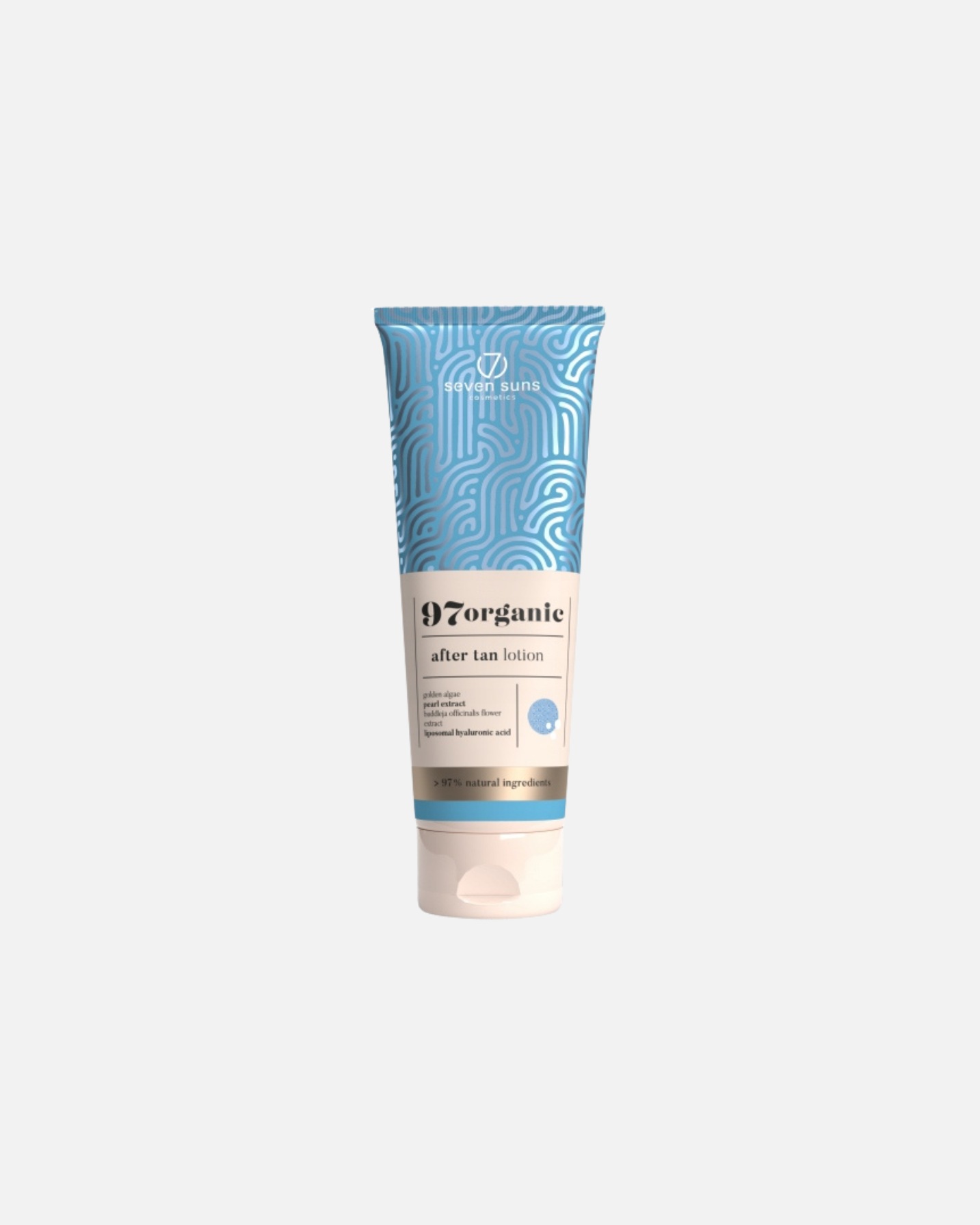 Pielęgnacja po opalaniu dla Unisex 7suns Default Brand Line Naturalny balsam po opalaniu z kwasem hialuronowym i masłem mango 250 ml