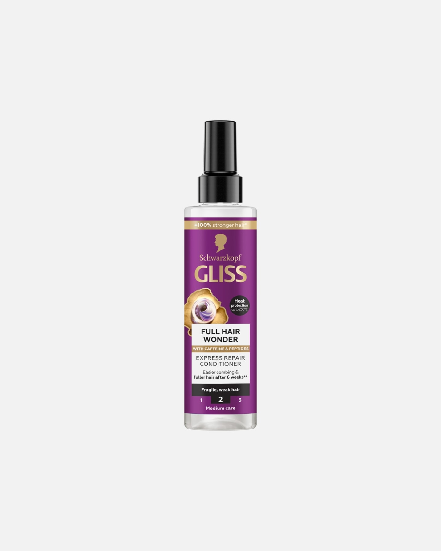 Odżywka do włosów do spłukiwania dla Kobieta Gliss Default Brand Line Full Hair Wonder 200 ml