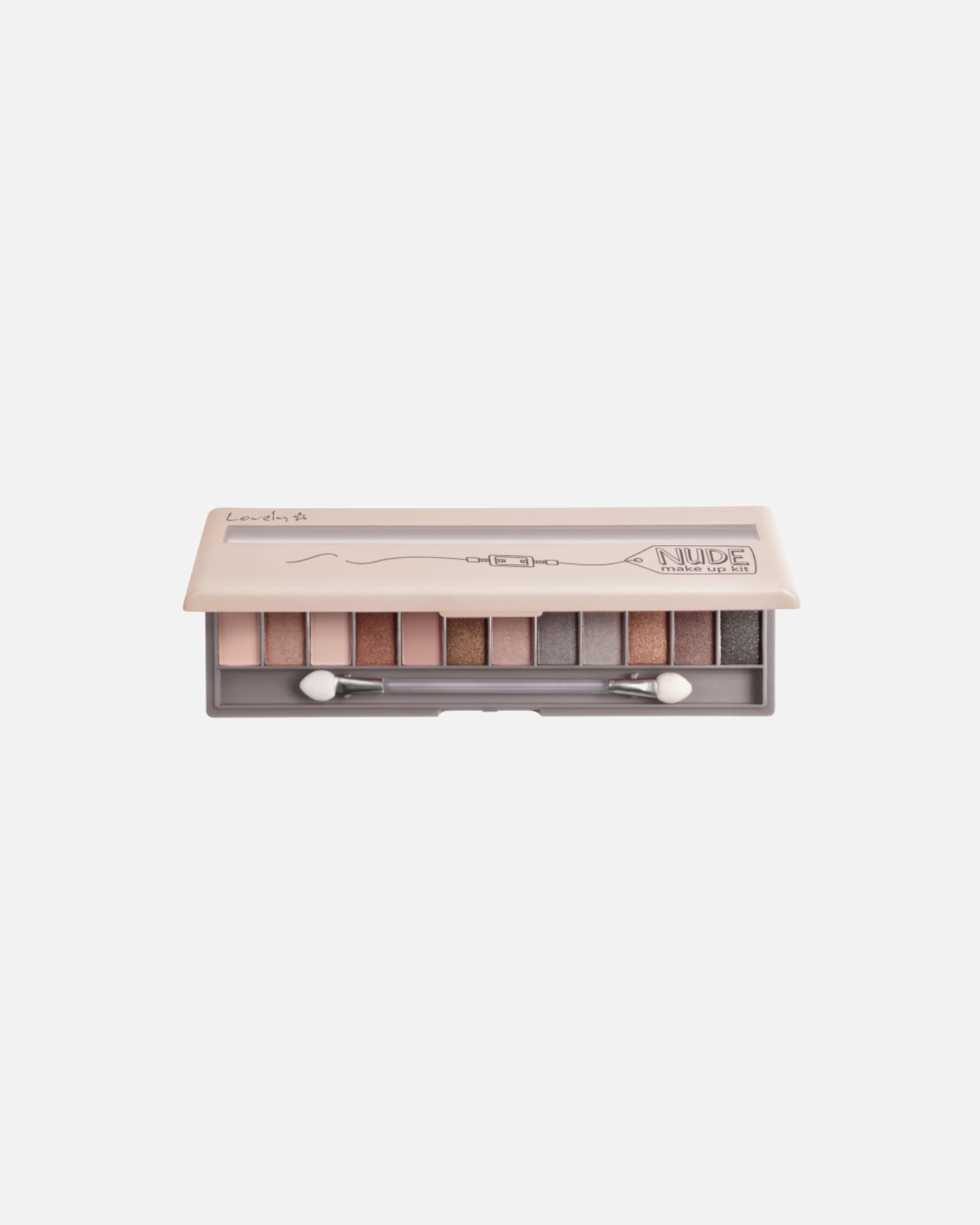 Cień do powiek dla Kobieta Lovely Nude Make Up Kit Nude