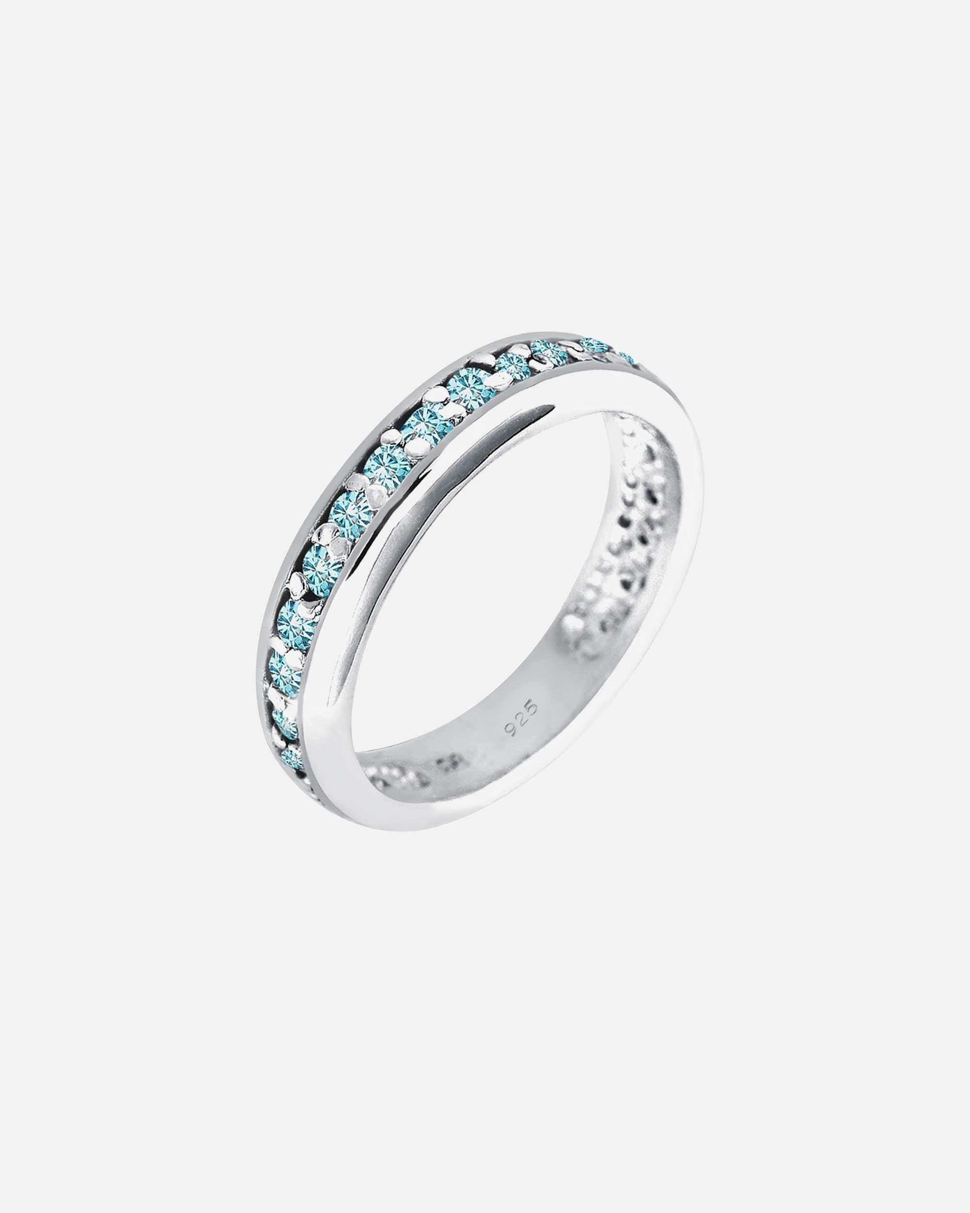 Pierścionek dla Kobieta Elli Damski zaręczynowy szlachetny z kryształami w srebrze próby 925 sterling silver 52