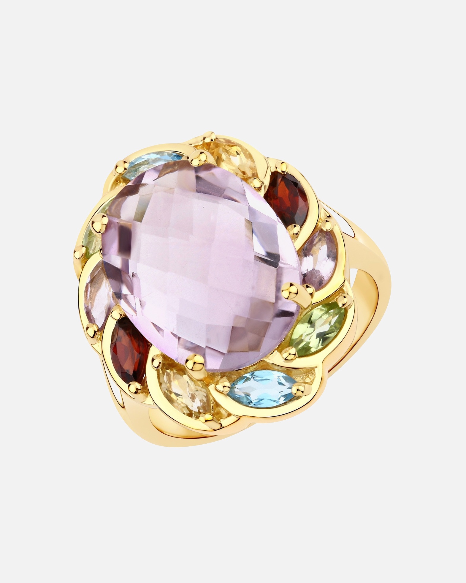 Pierścionek dla Kobieta Rafaela Donata Pierścionek Srebro wysokiej próby Żółte złoto 50