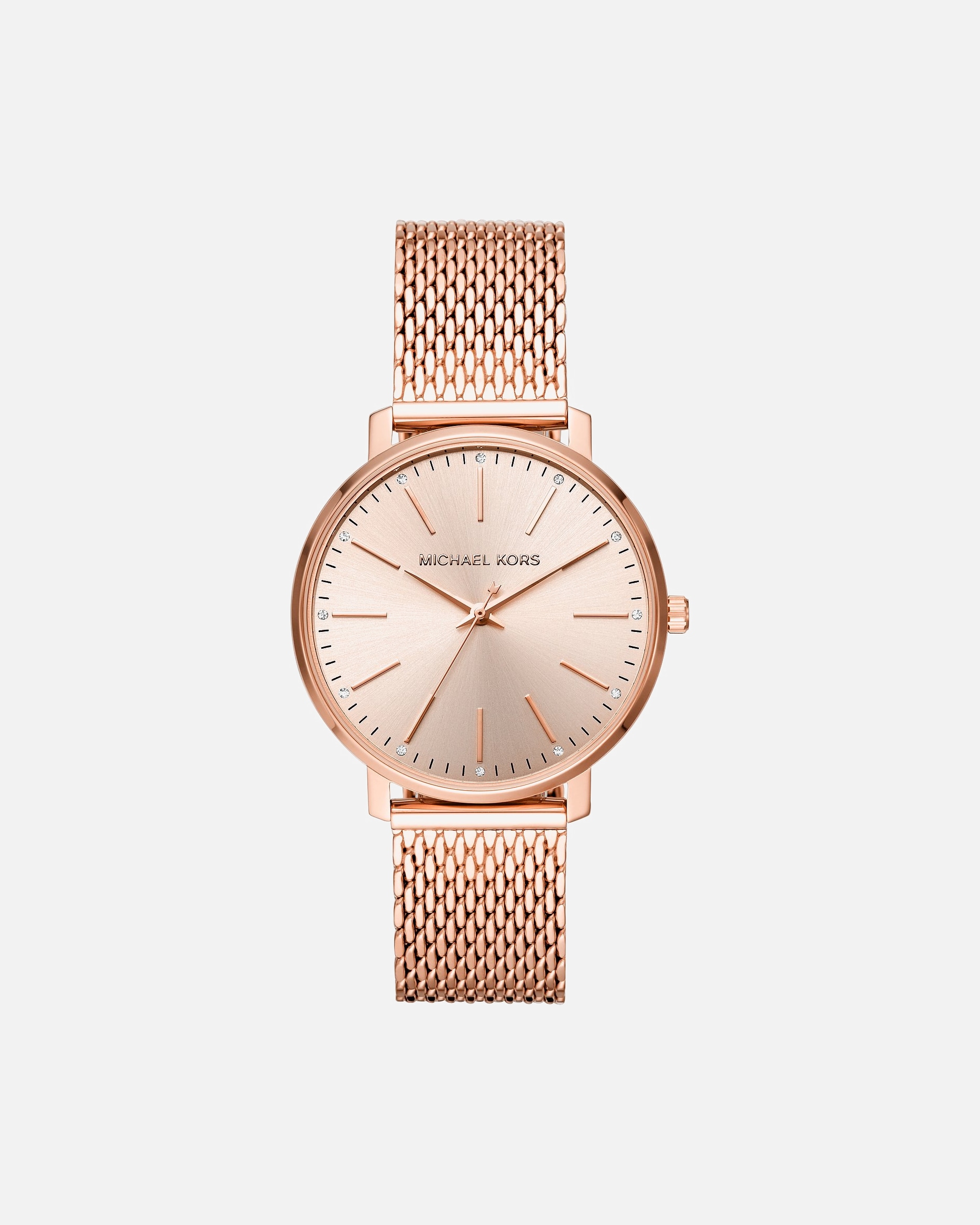 Zegar dla Kobieta Michael Kors Kobietyzegarek Pyper Rose gold Różowe złoto