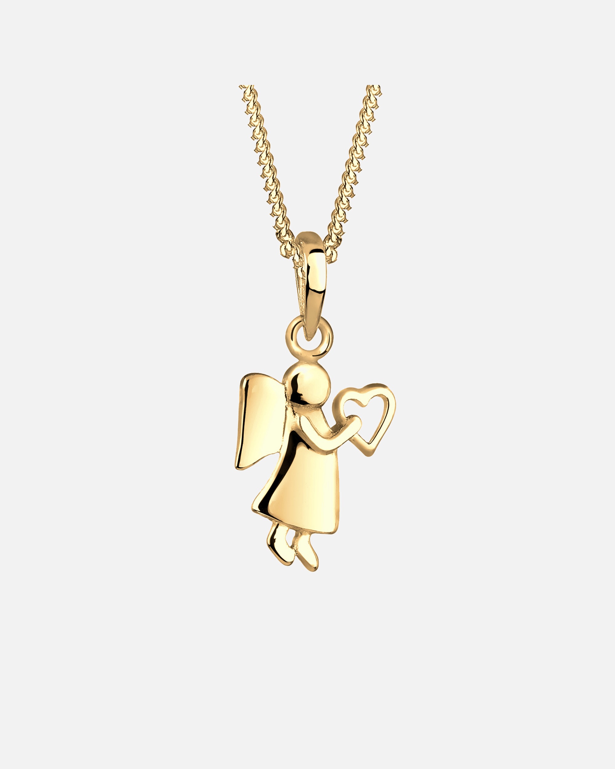 Naszyjnik dla Kobieta Elli Talizman damski Anielskie Serce, srebro 925 Sterling Silver 45