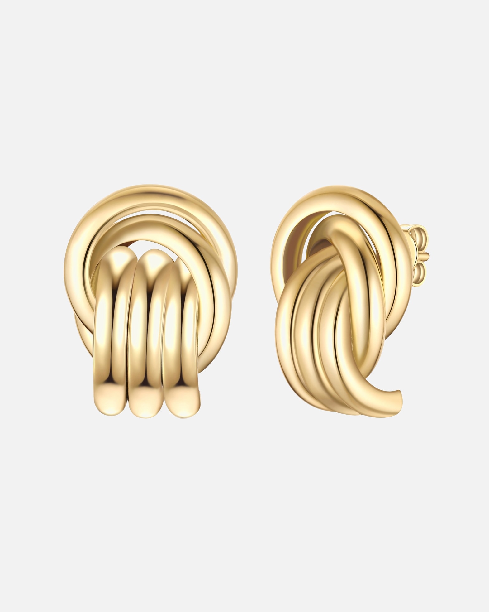 Kolczyki dla Kobieta Kolczyki z pozlacanej stopu metali 27,6 mm