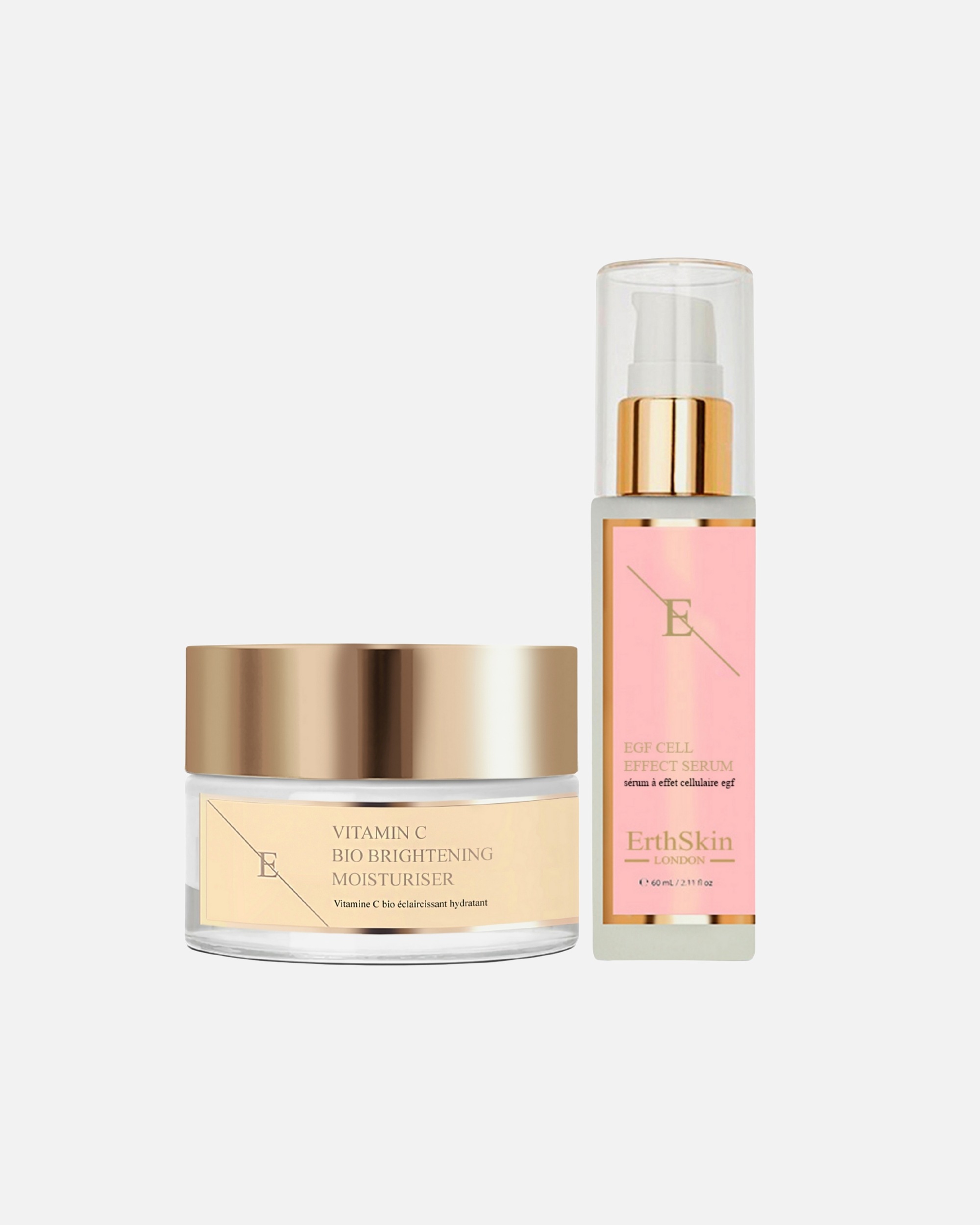 Zestaw do pielęgnacji twarzy dla Kobieta ErthSkin London Zestaw Glow & Firm Duo 1 sztukaka