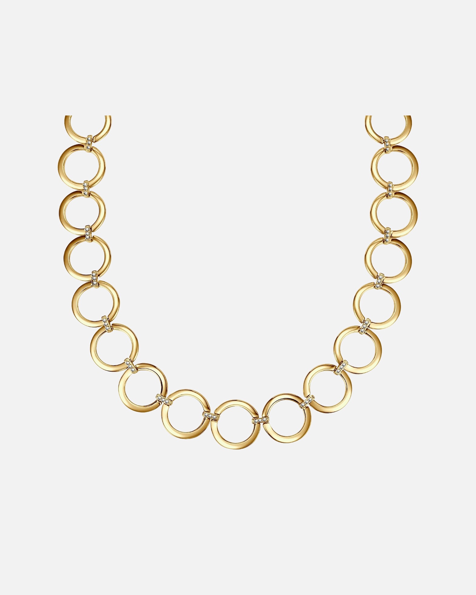 Naszyjnik dla Kobieta Stop metali Zdobienie kryształkami Swarovski® 42,0 cm