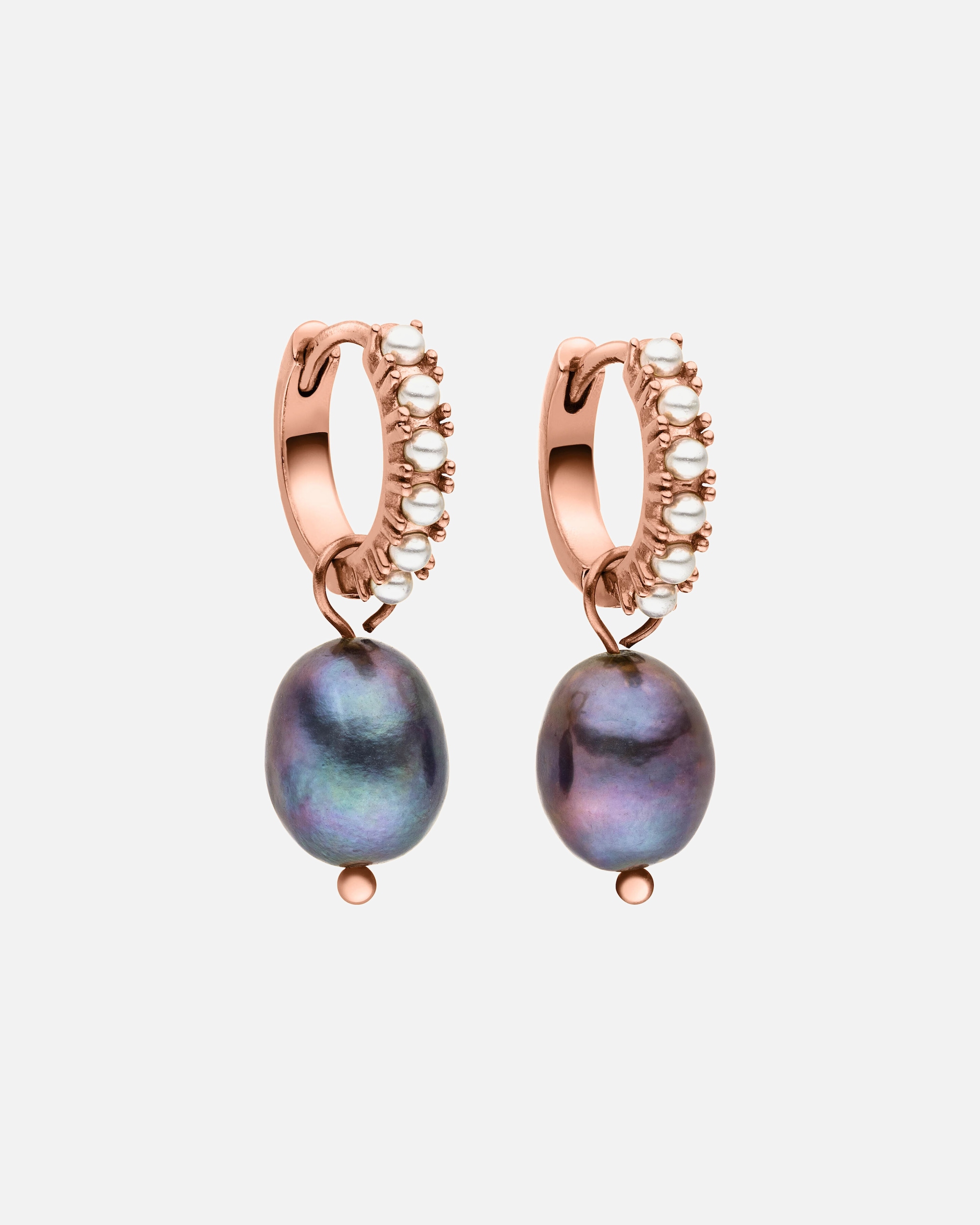 Kolczyki dla Kobieta Purelei Kolczyki Pearly Różowe złoto