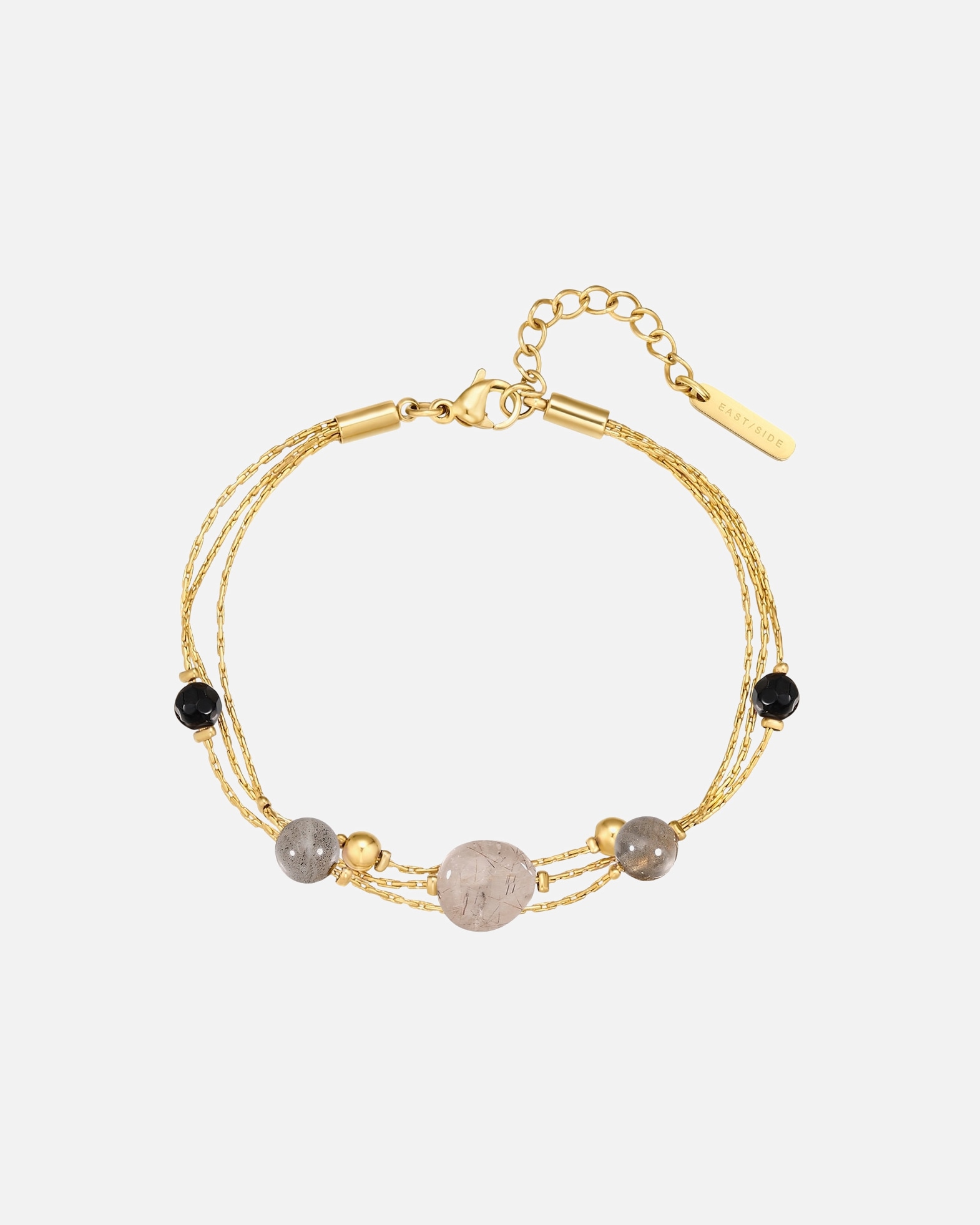 Bransoletka dla Kobieta EASTSIDE Bransoletka Stal nierdzewna Żółte złoto 17,0 cm Basislänge + 3,0 cm Verlängerung