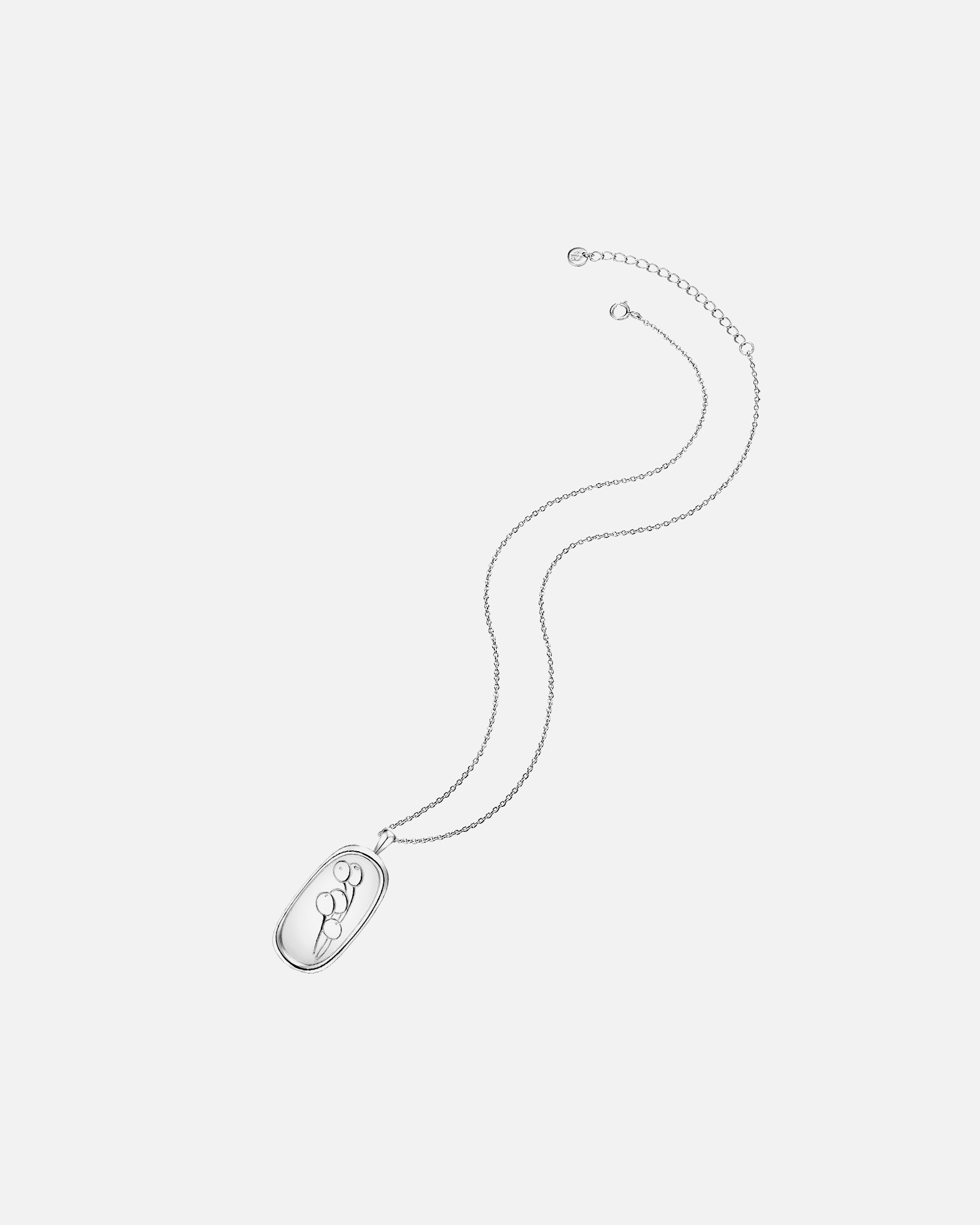 Naszyjnik dla Kobieta Glanzstücke München Łańcuszek Kwiat Srebro wysokiej próby Srebrny 40,0 cm Basiskette + 5,0 cm Verlängerung