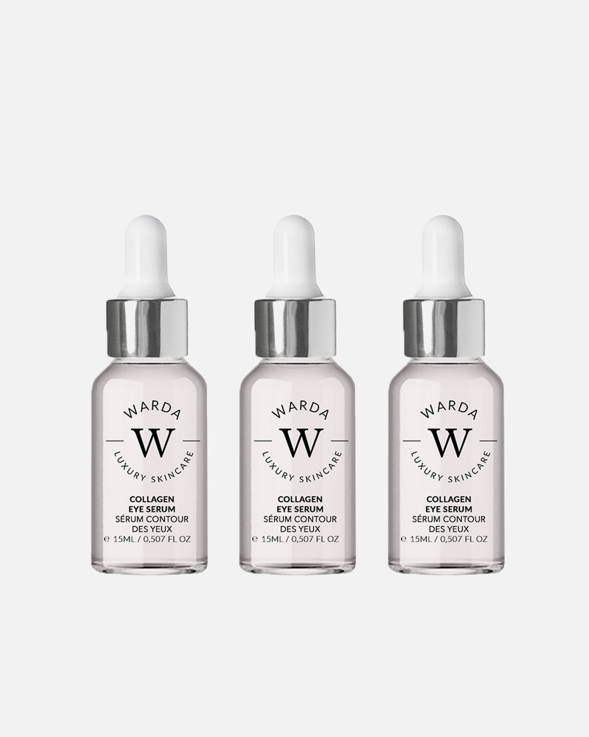 Serum pod oczy dla Kobieta WARDA LUXURY SKINCARE Collagen Eye Trio 1 sztukaka