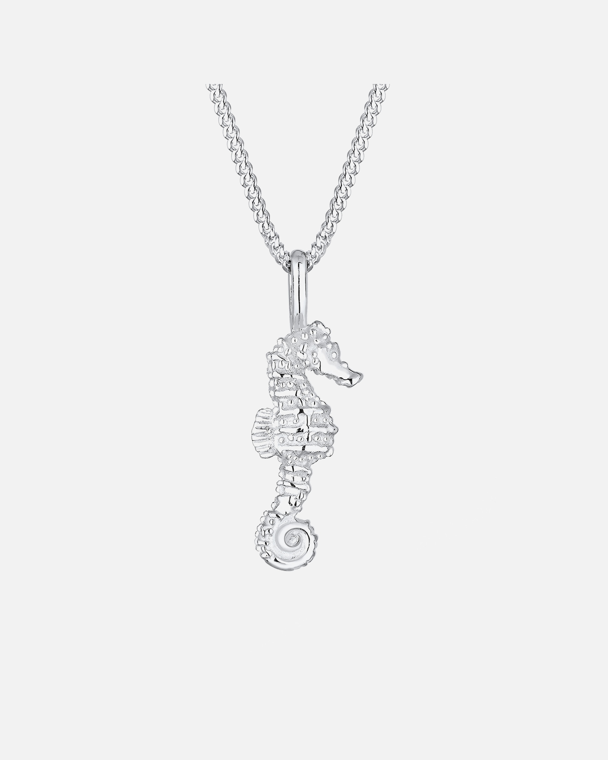 Naszyjnik dla Kobieta Elli Damski wisiorek konik morski ze srebra próby 925 Sterling Silver o długości 45 cm silberfarben
