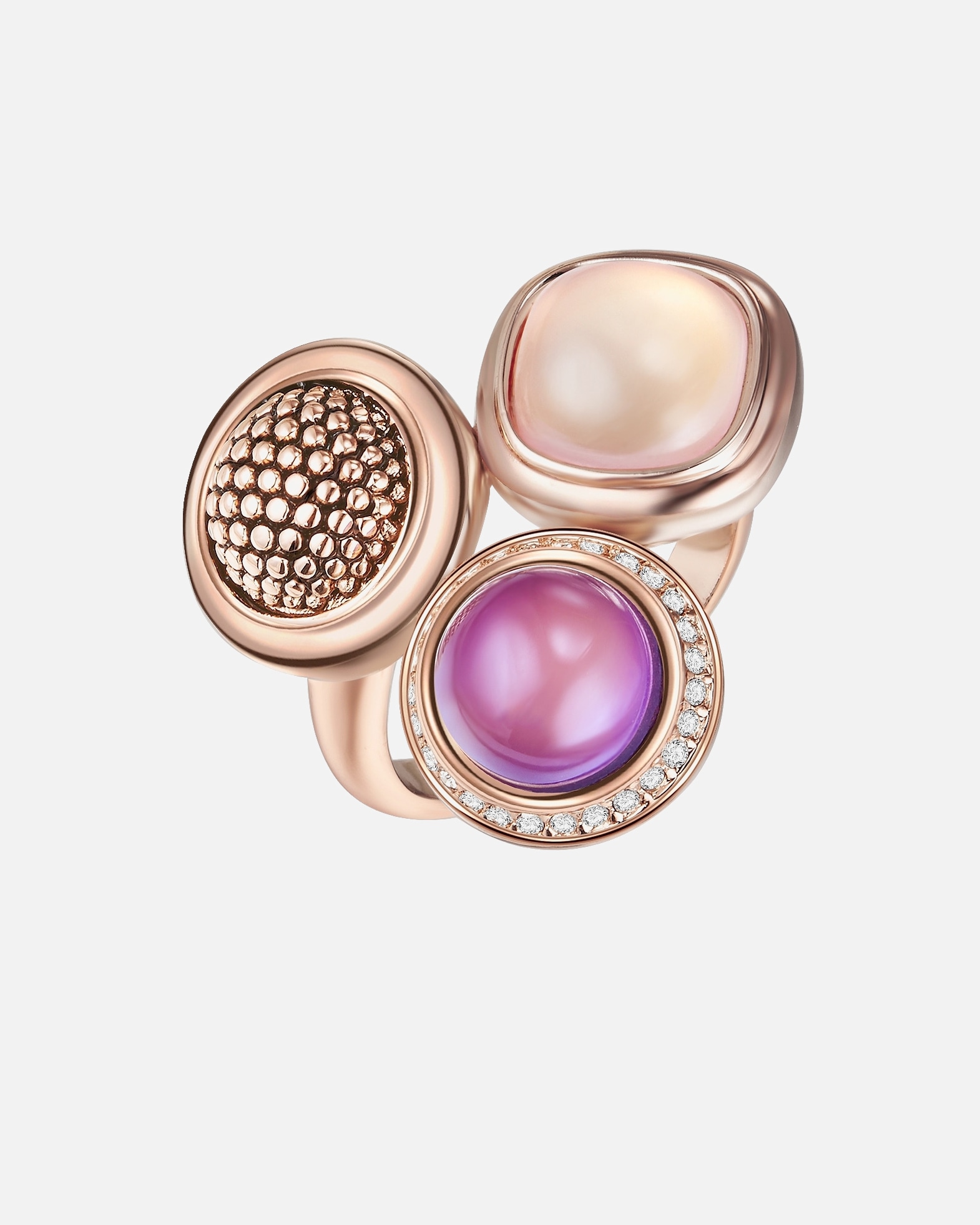 Pierścionek dla Kobieta Stop metali Szkło 56