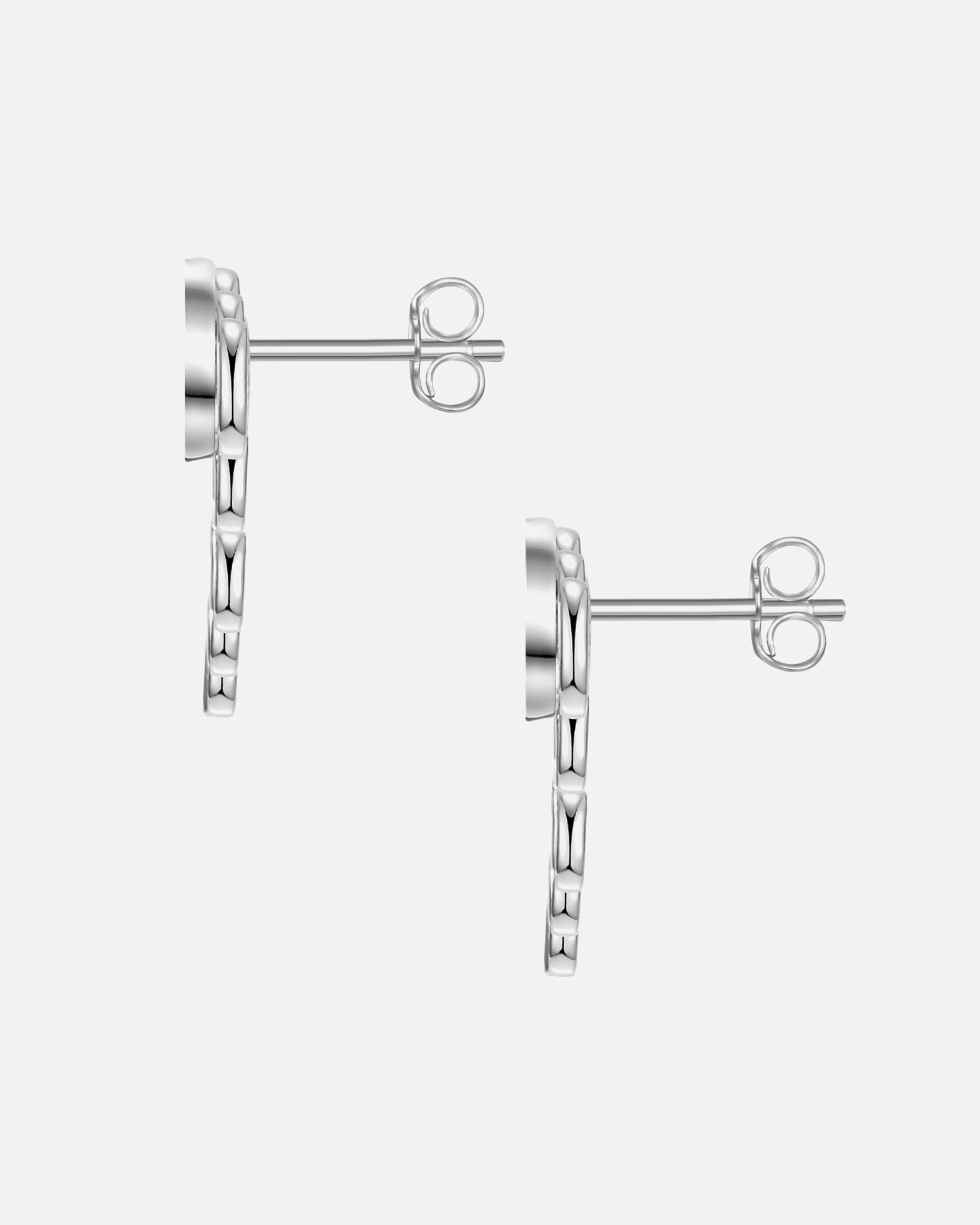 Kolczyki dla Kobieta Glanzstücke München Srebrne kolczyki sztyfty Kwiat lotosu srebro wysokiej próby srebrny 16,4 mm