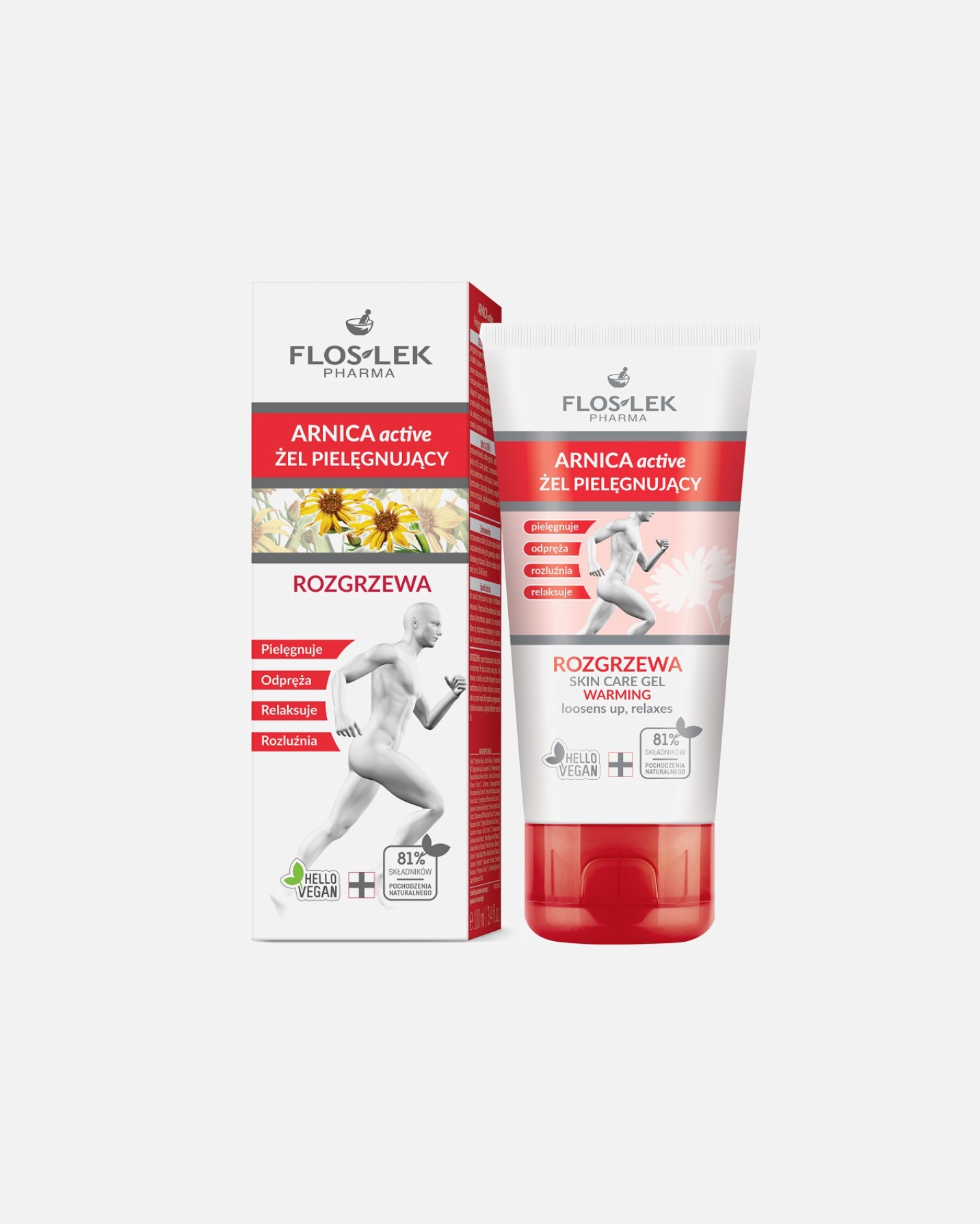 Żel do ciała dla Unisex Floslek Arnica Active 100 ml