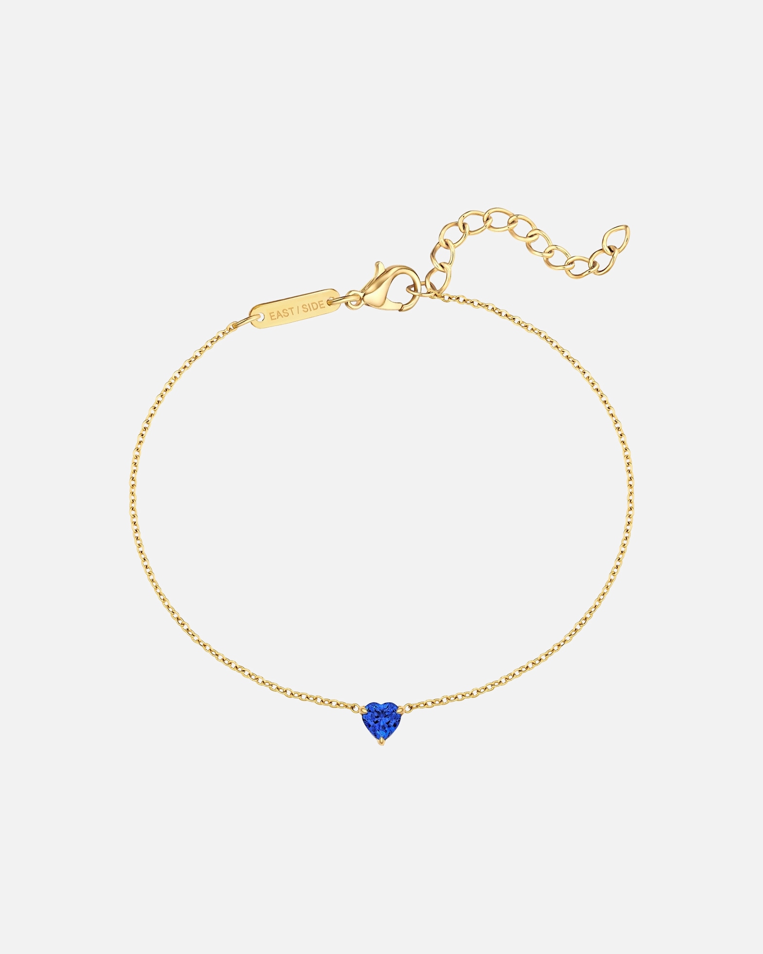 Bransoletka dla Kobieta Bransoletka Serce Stal nierdzewna Żółte złoto 17,0 cm Basislänge + 3,0 cm Verlängerung