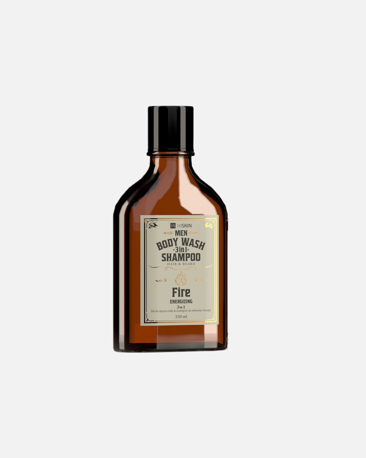 Żel do ciała dla Mężczyzna Hiskin Men Whisky Fire 330 ml