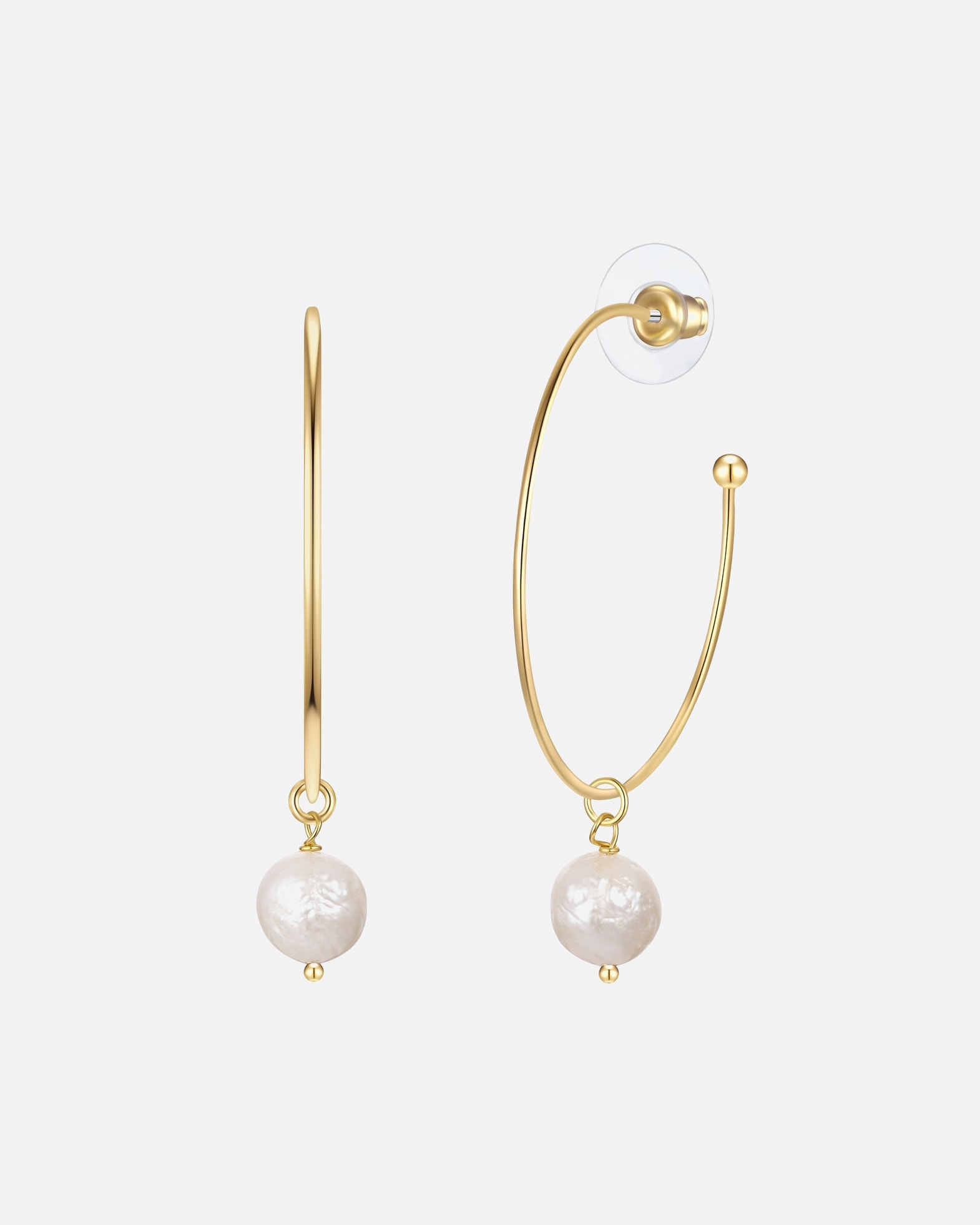 Obrączki dla Kobieta Kolczyki z Mosiadz w;"Żółte złoto 56,3 mm