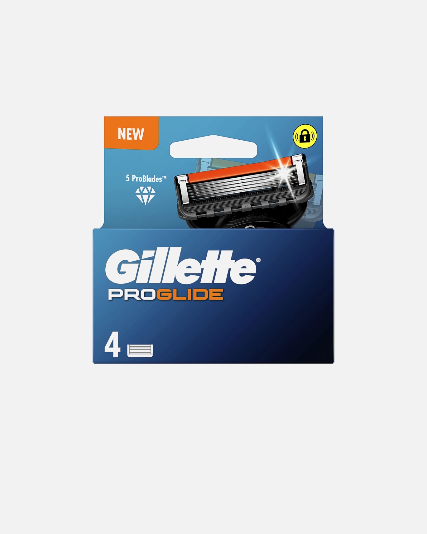 Brzytwa dla Mężczyzna Gillette GILLETTE FUSION PROGLIDE ładowarka 4 wkłady 4 recambios