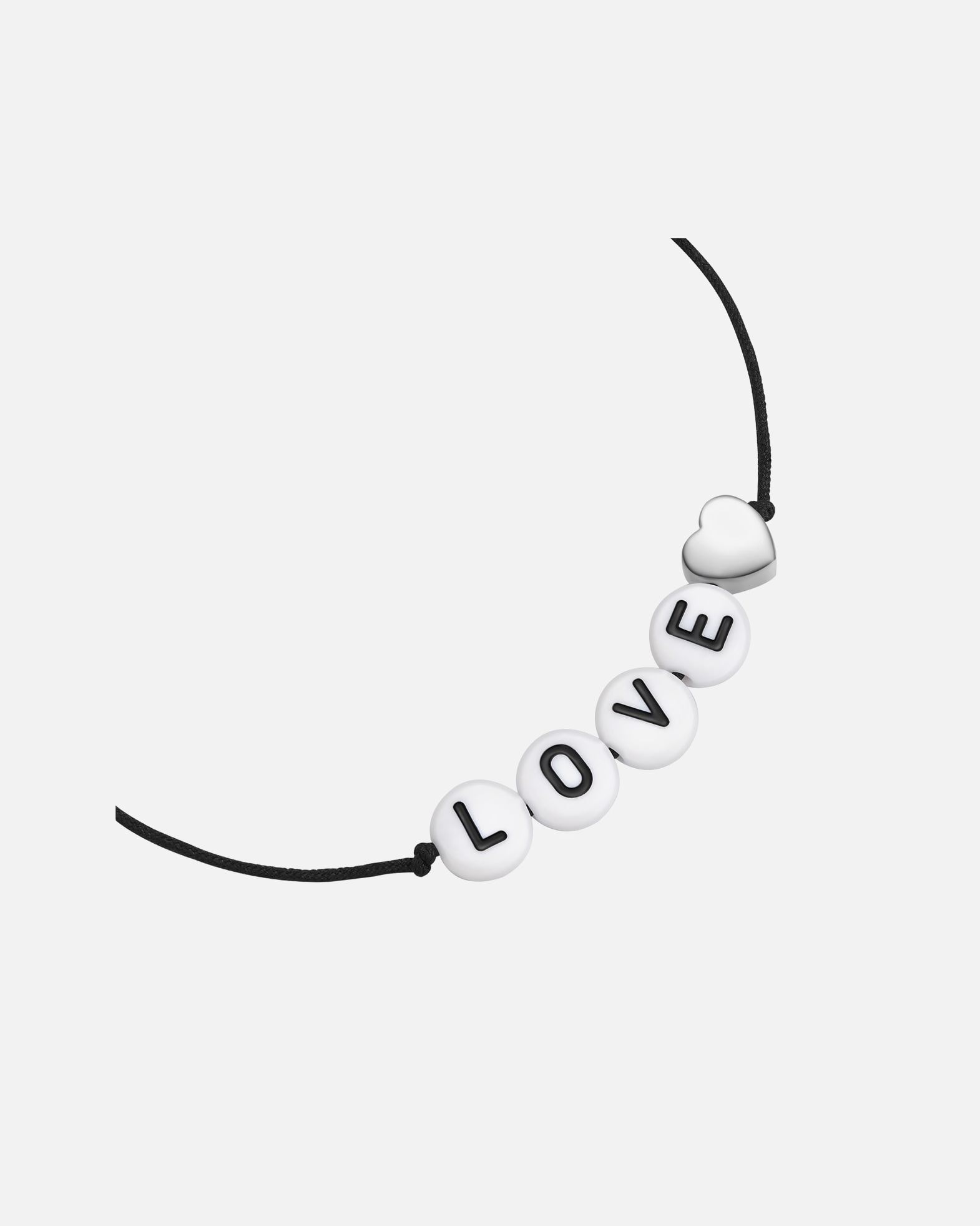 Bransoletka dla Kobieta Glanzstücke München Bransoletka serce/LOVE z srebra próby 925 w kolorze srebrnym 15,0 - 22,0 cm, flexibel einstellbar