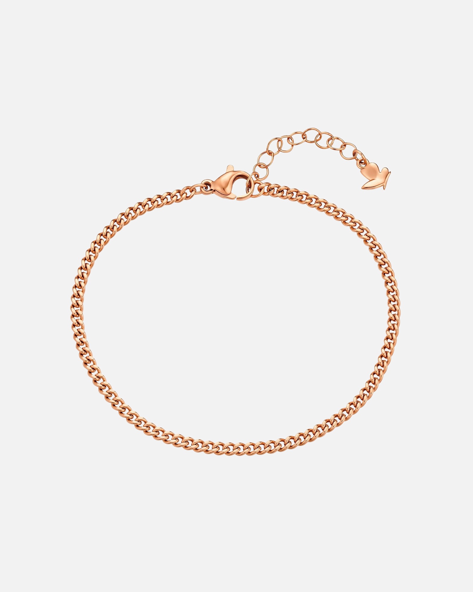Bransoletka dla Kobieta Glanzstücke München Bransoletka ze stali nierdzewnej w kolorze Rózowego Zlota 17,0 cm Basislänge + 3,0 cm Verlängerung
