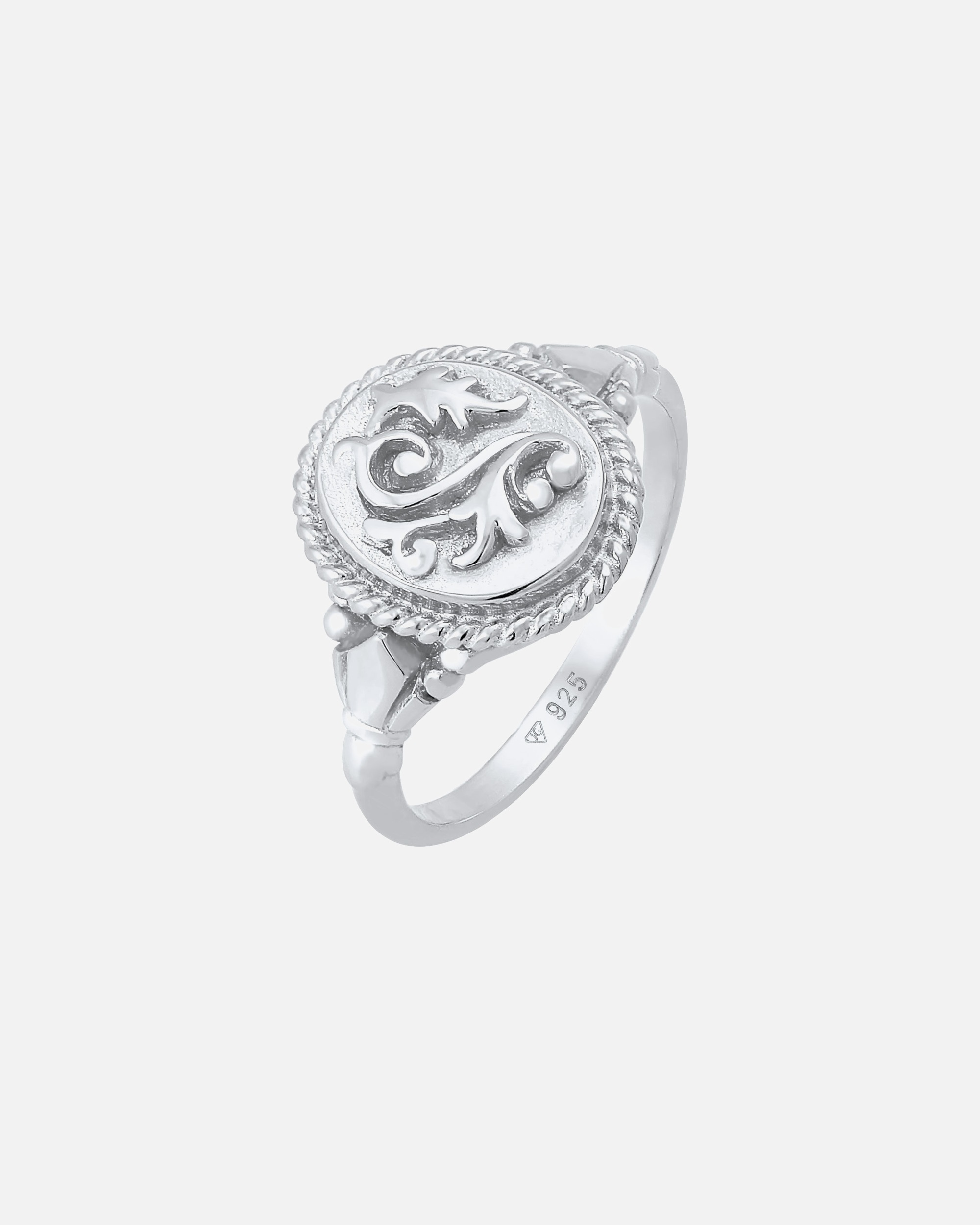 Pierścionek dla Kobieta Elli Damski Vintage Ornament Chunky Trend Blogger Trend w srebrze próby 925 Sterling SIlver 54