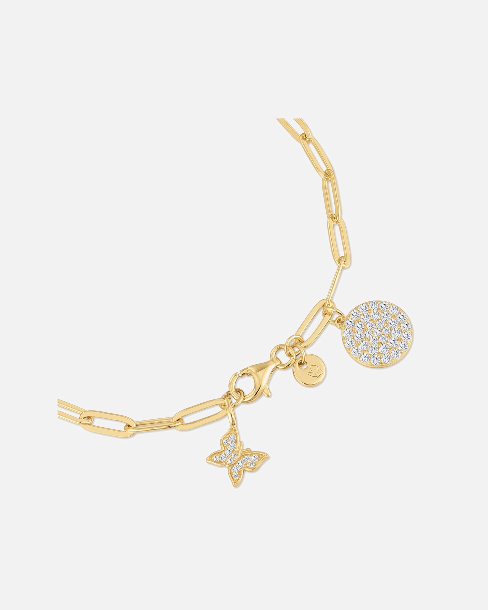 Bransoletka dla Kobieta Glanzstücke München Bransoletka z Srebro wysokiej próby w Żółte złoto 19,0 cm