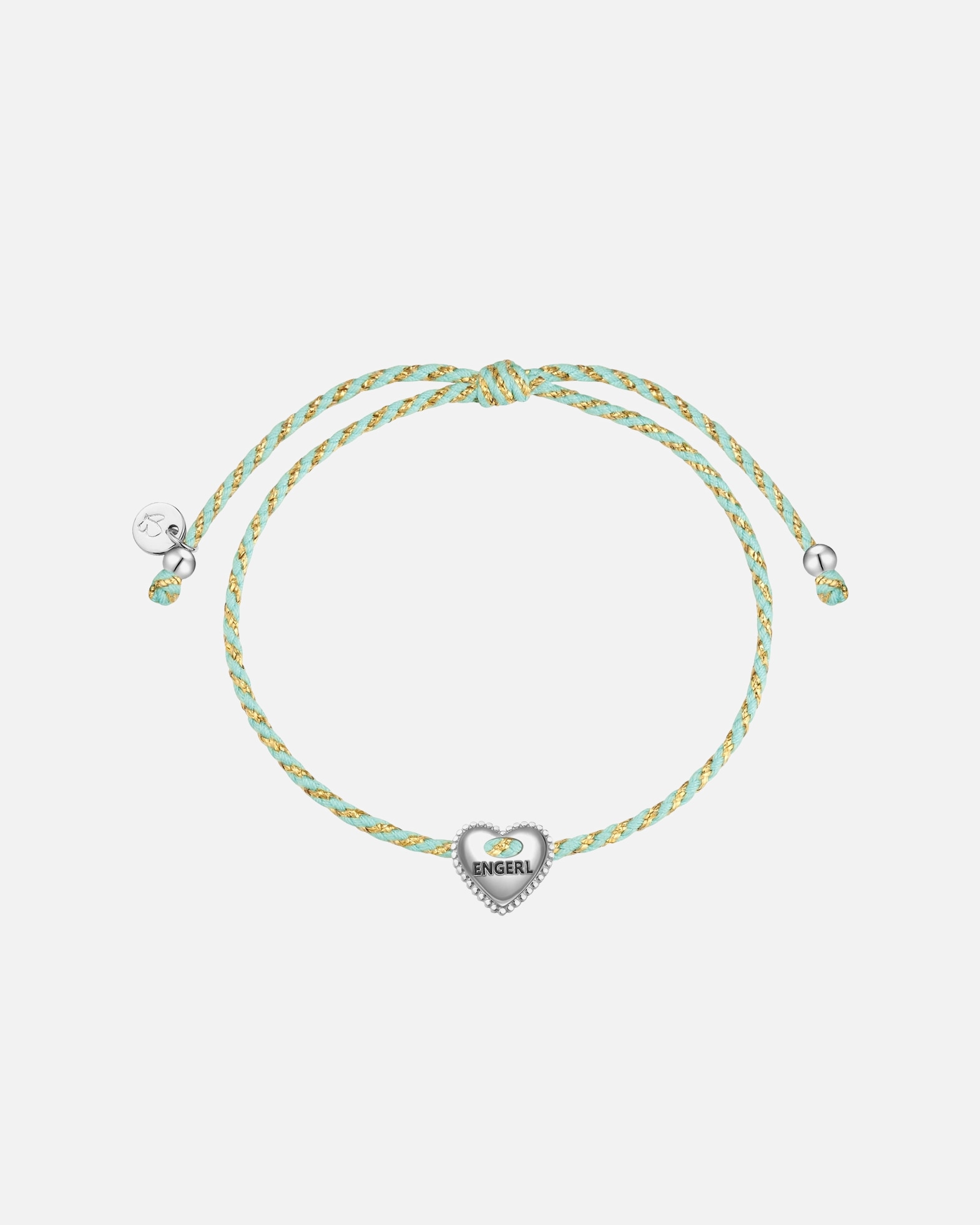 Bransoletka dla Kobieta Glanzstücke München Bransoletka Herz "ENGERL" z srebra próby 925 w kolorze srebrnym 15,0 - 22,0 cm, flexibel einstellbar