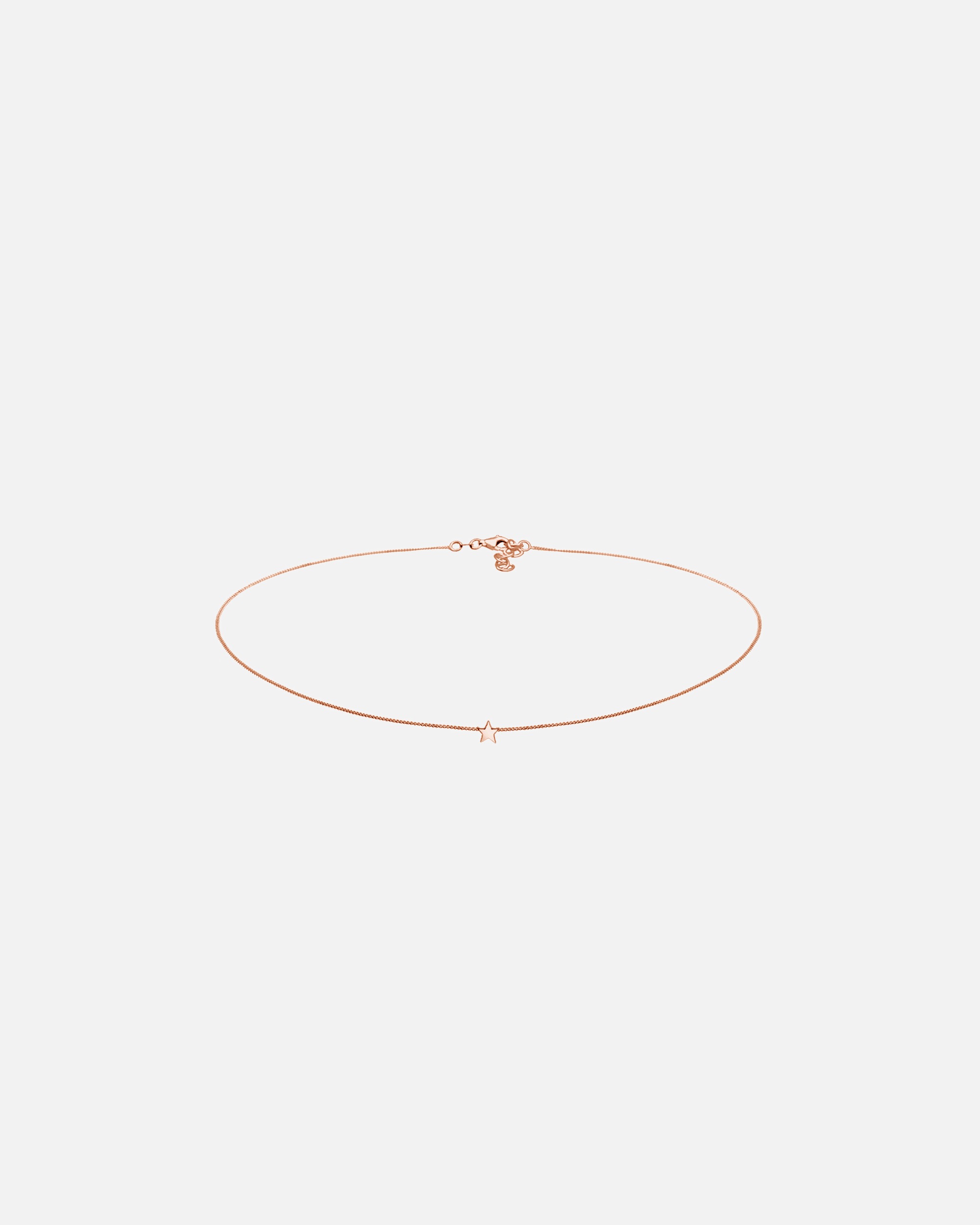 Naszyjnik dla Kobieta Elli Damski Choker Basic Star Astro ze srebra próby 925 Sterling Silver rosefarben