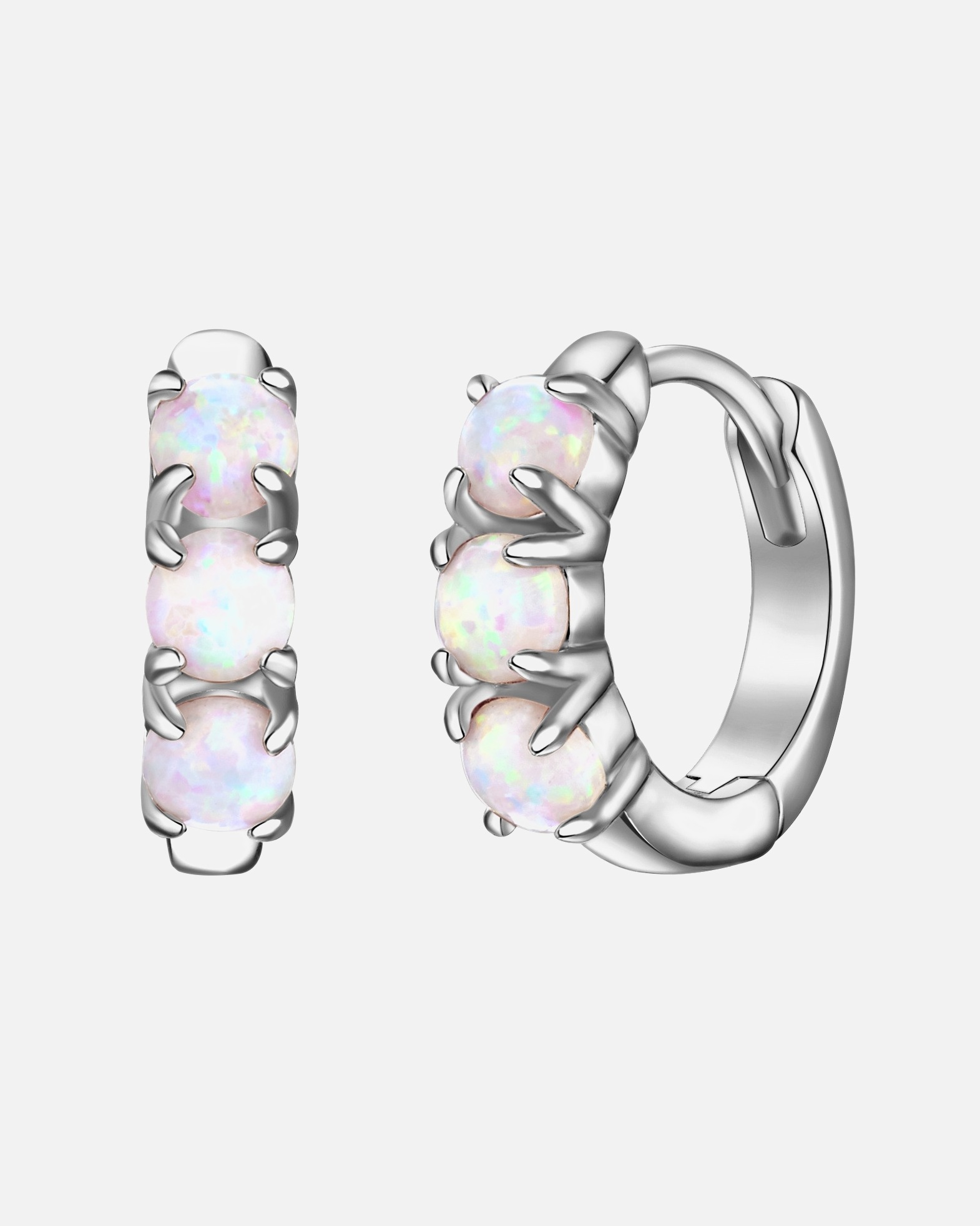 Obrączki dla Kobieta Kolczyki z Srebro wysokiej próby w Srebrny 10,3 mm