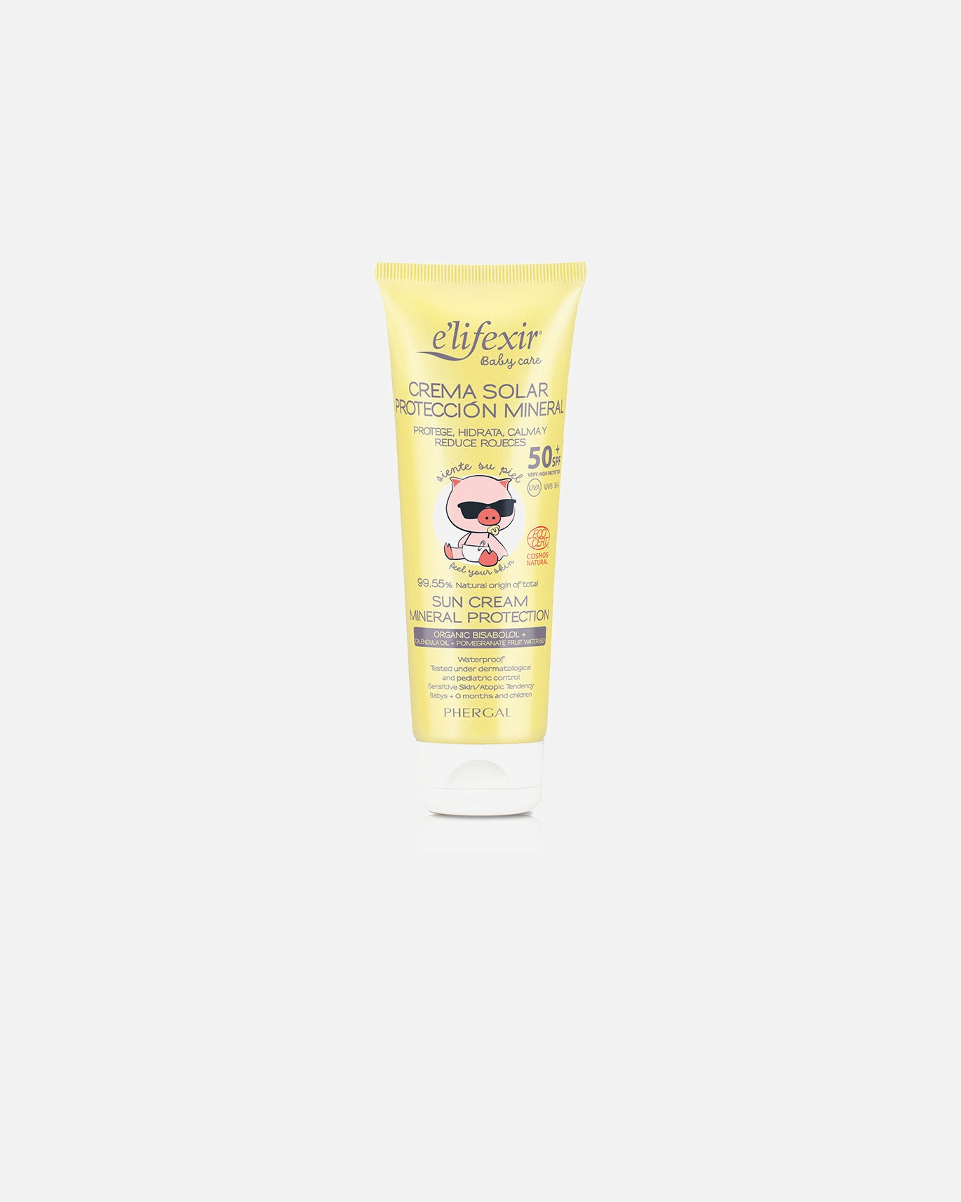 Ochrona przeciwsłoneczna dla dzieci dla Unisex e'lifexir BABY CARE mineralny krem przeciwsłoneczny SPF50+ 100 ml