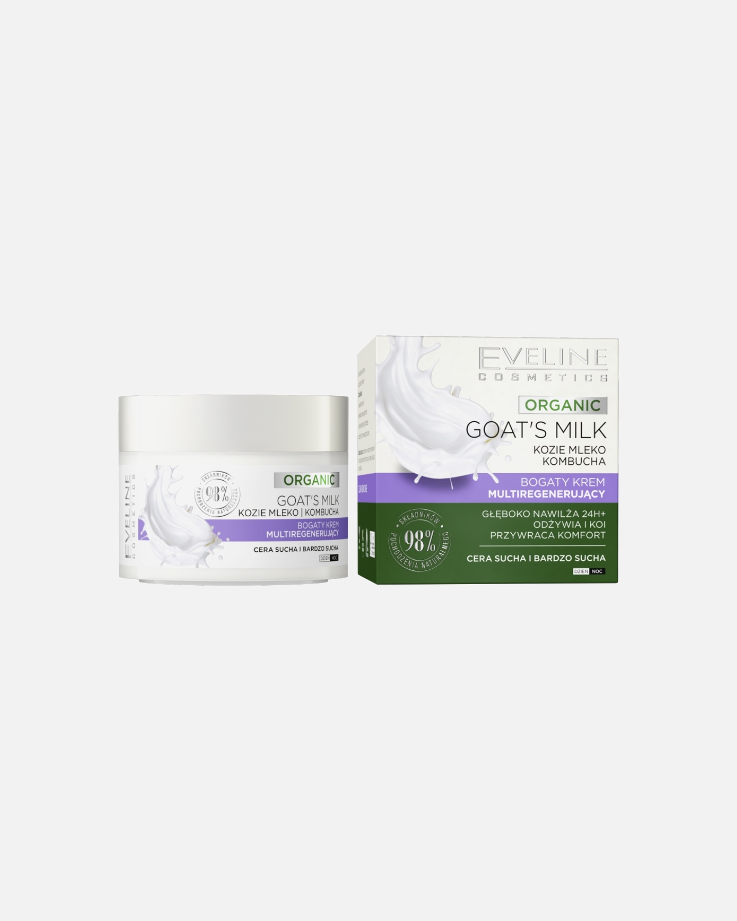 Krem do twarzy dla Kobieta Eveline Cosmetics Organic Goat's Milk 50 ml