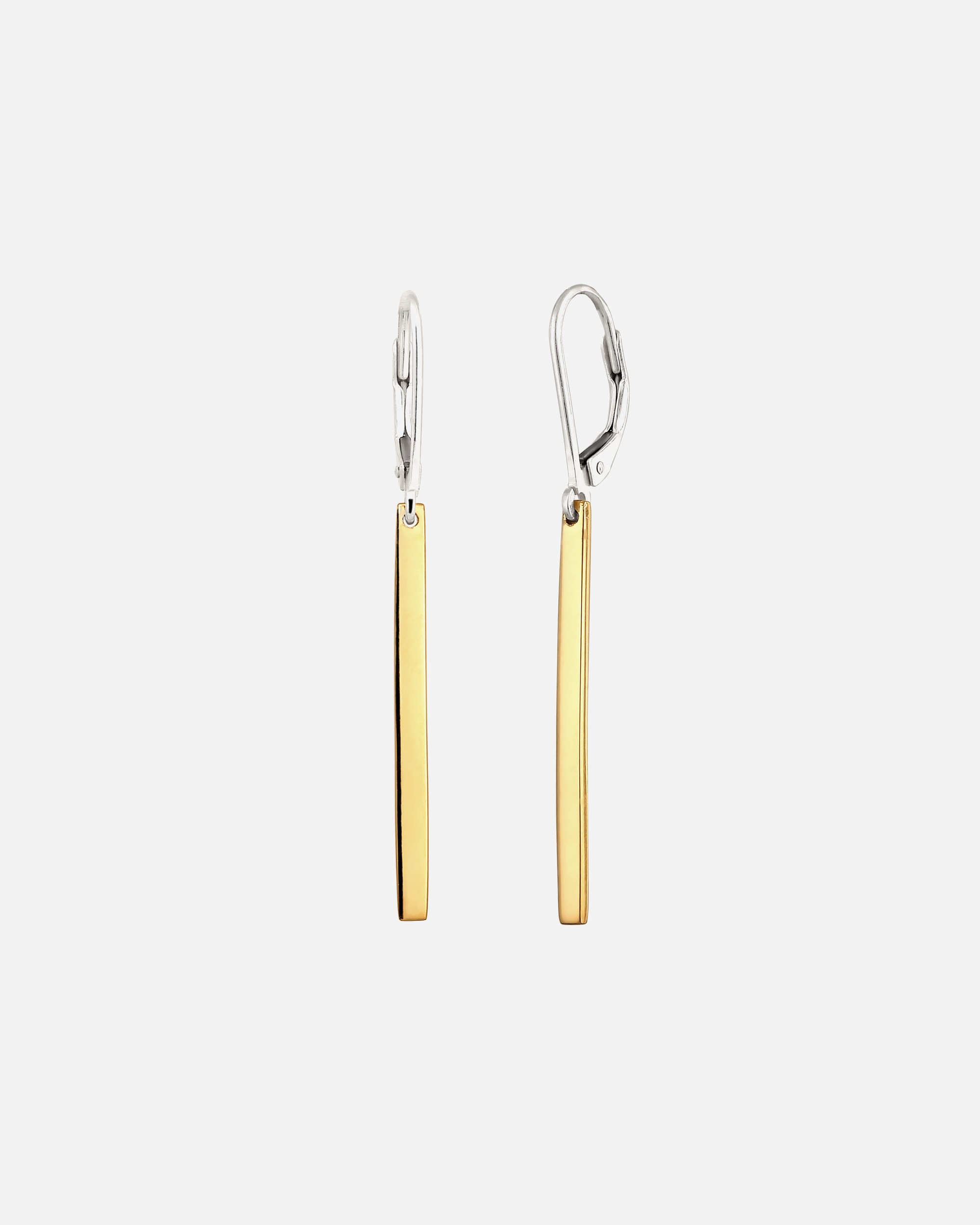 Kolczyki dla Kobieta Elli Wisiorek damski Geo Look Basic Trend Blogger ze srebra próby 925 Sterling Silver Dwubarwny