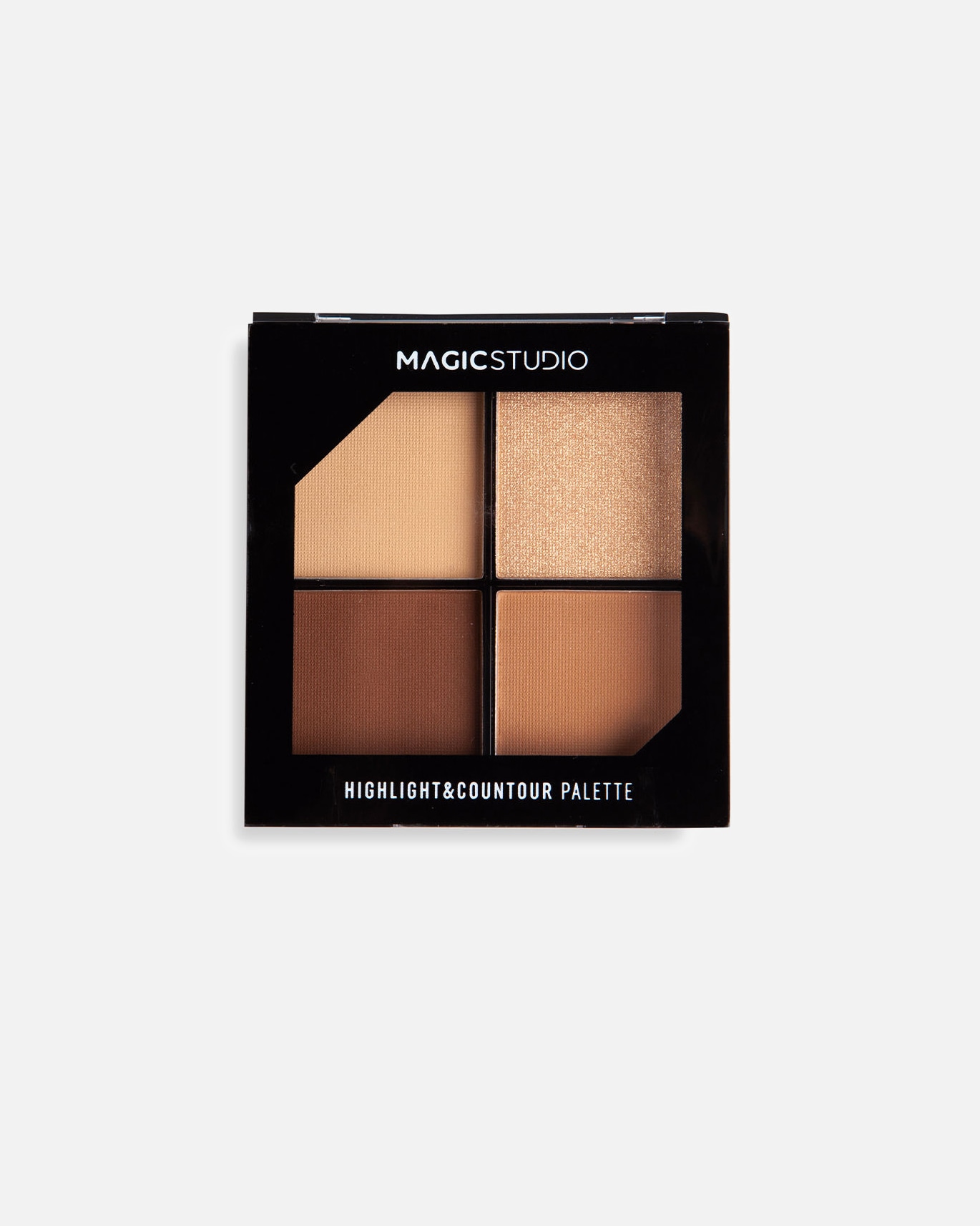 Rozświetlacz dla Unisex Magic Studio Paleta HIGHLIGHT & CONTOUR 2,8 gr