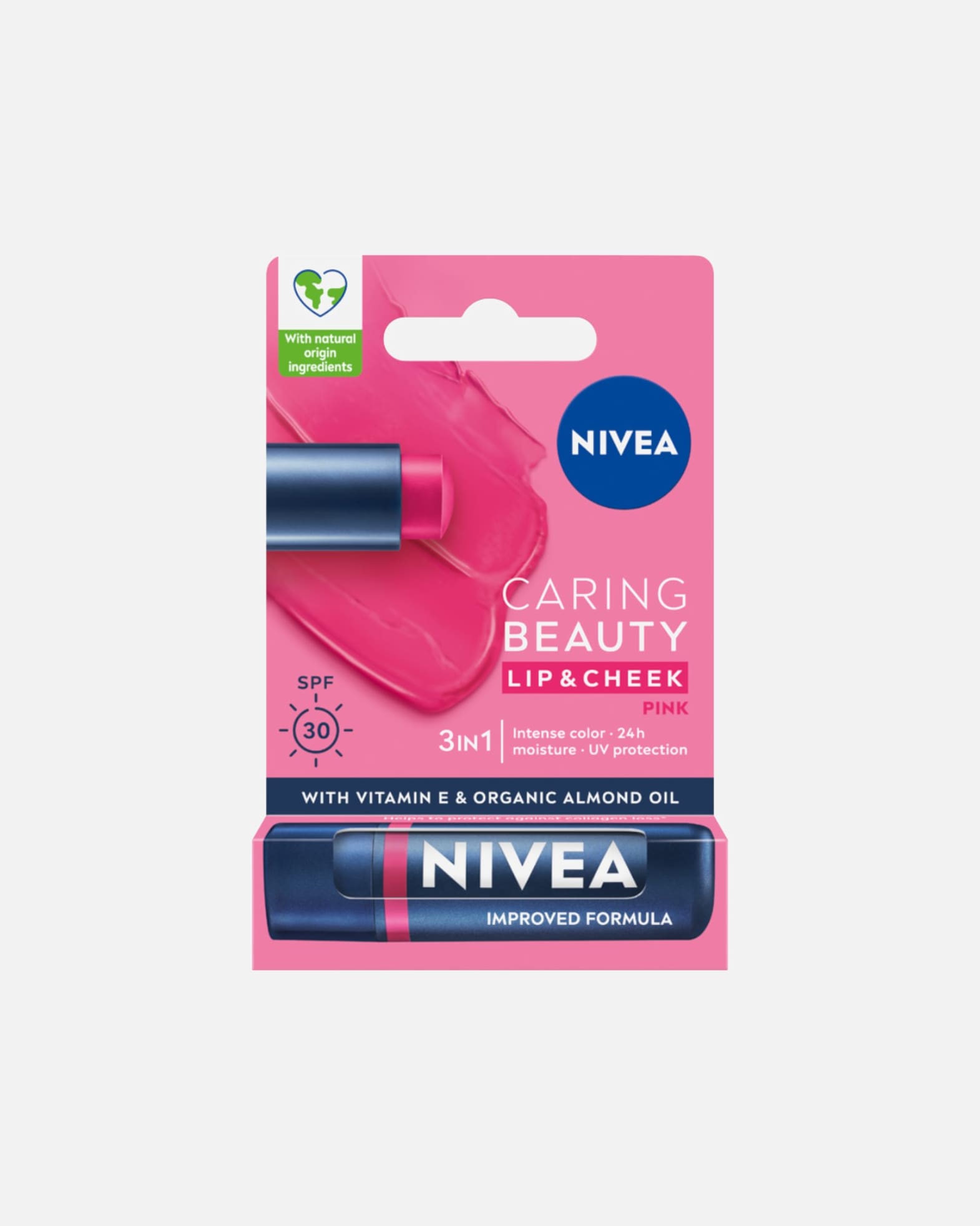 Pomadka do ust dla Kobieta NIVEA Caring Beauty Lip & Cheek Pink