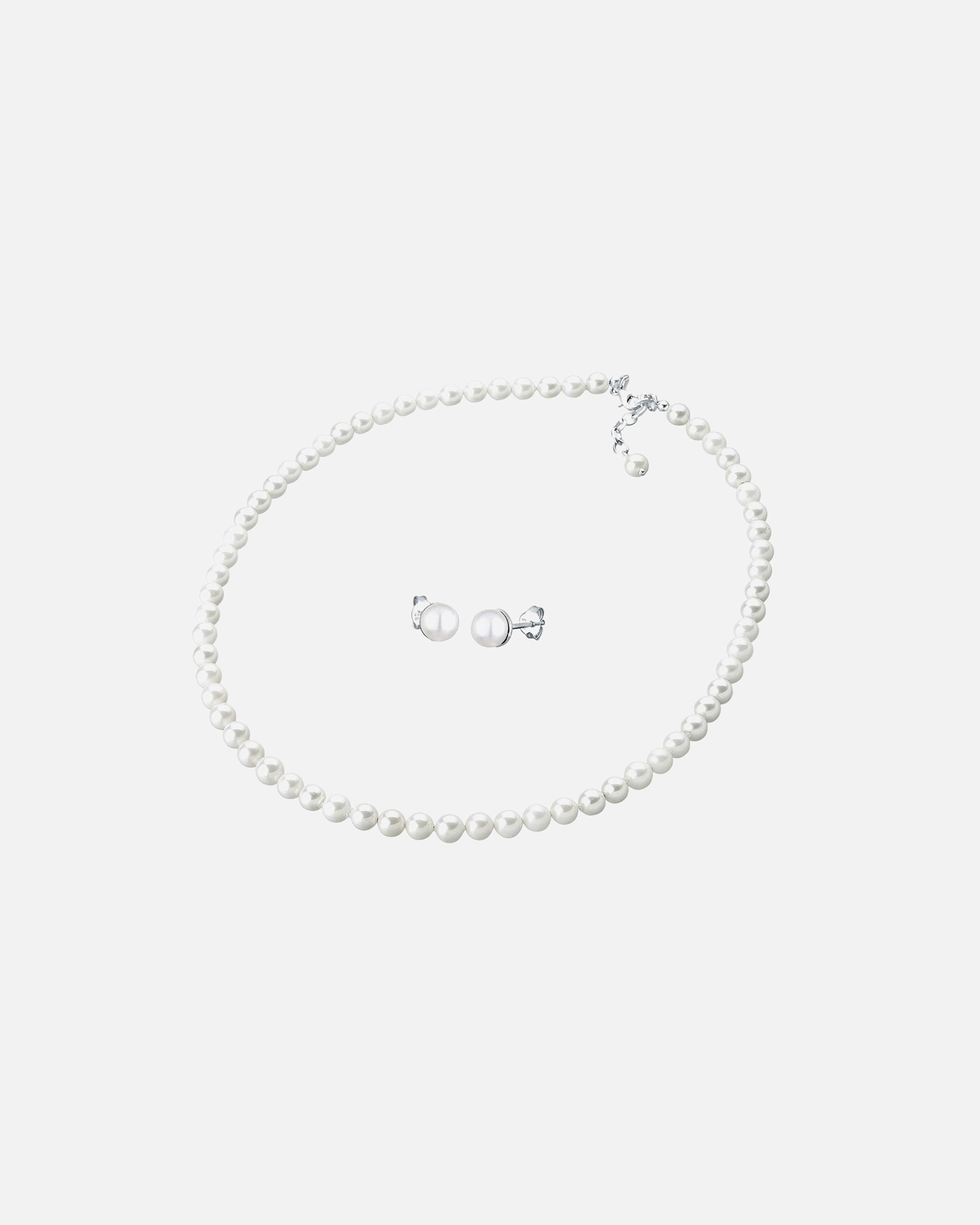 Ozdoby dla Kobieta Damski Elegancki Zestaw Kolczyki sztyfty z perłami muszlowymi i perły hodowlana słodkowodna w srebrze 925 Sterling Silver Damski Elegancki Zestaw Kolczyki sztyfty z perłami muszlowymi i perły hodowlana słodkowodna w srebrze 925 Sterling Silver