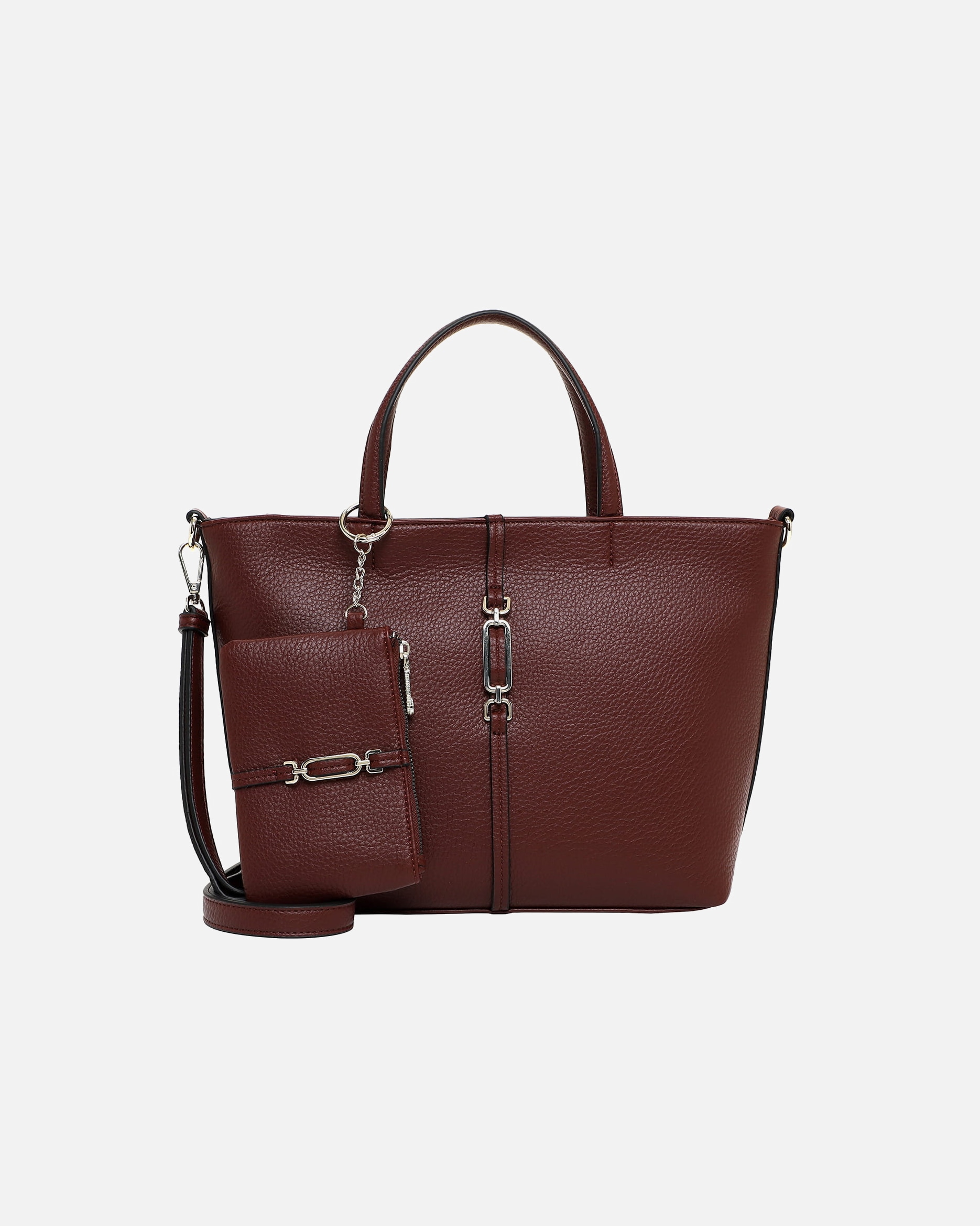 Torba dla Kobieta Emily & Noah Torebka Shopper E&N Lewe Wine