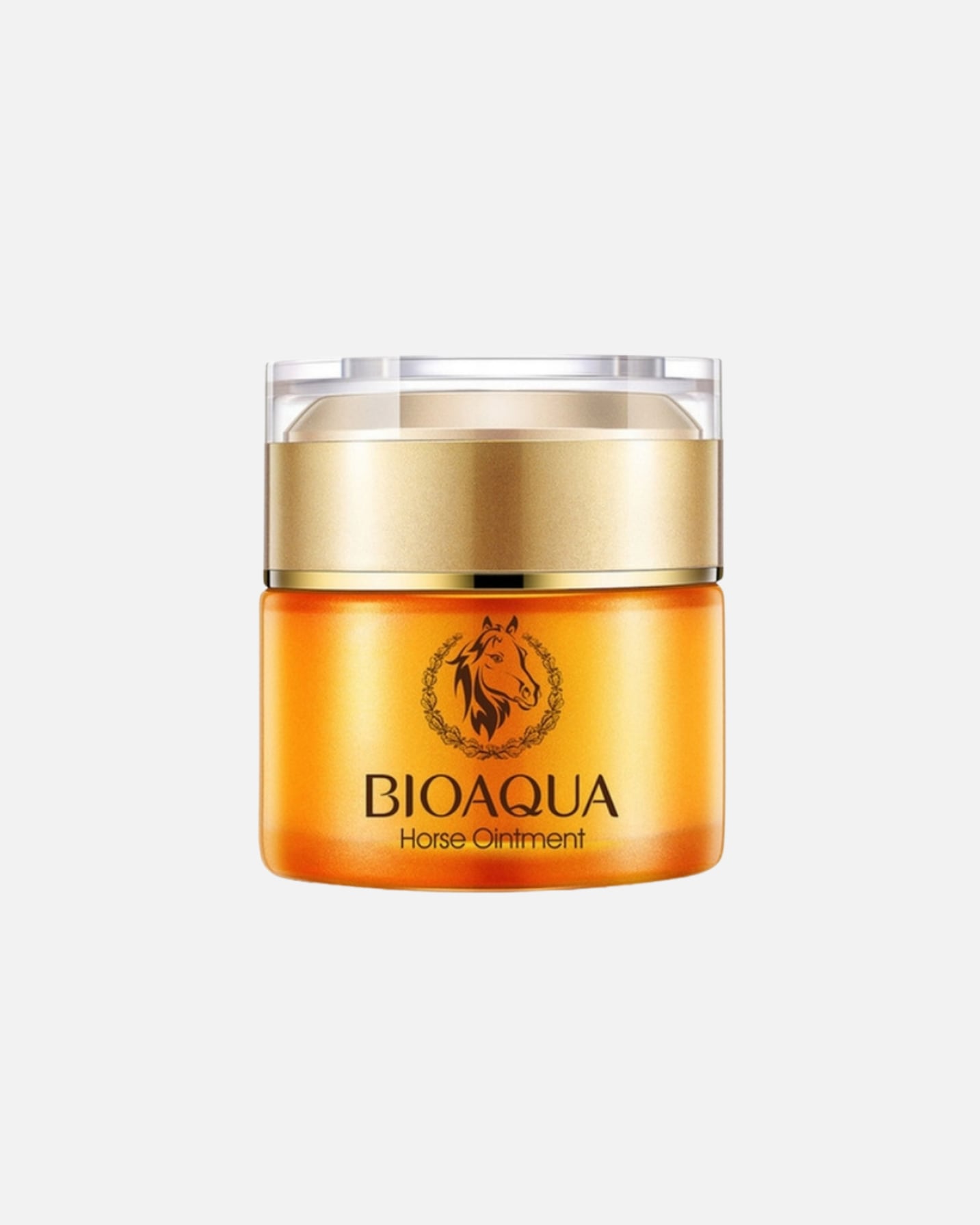 Krem do twarzy dla Unisex Bioaqua Default Brand Line Horse Ointment intensywnie nawilżający krem odbudowujący z tłuszczem końskim 50 ml