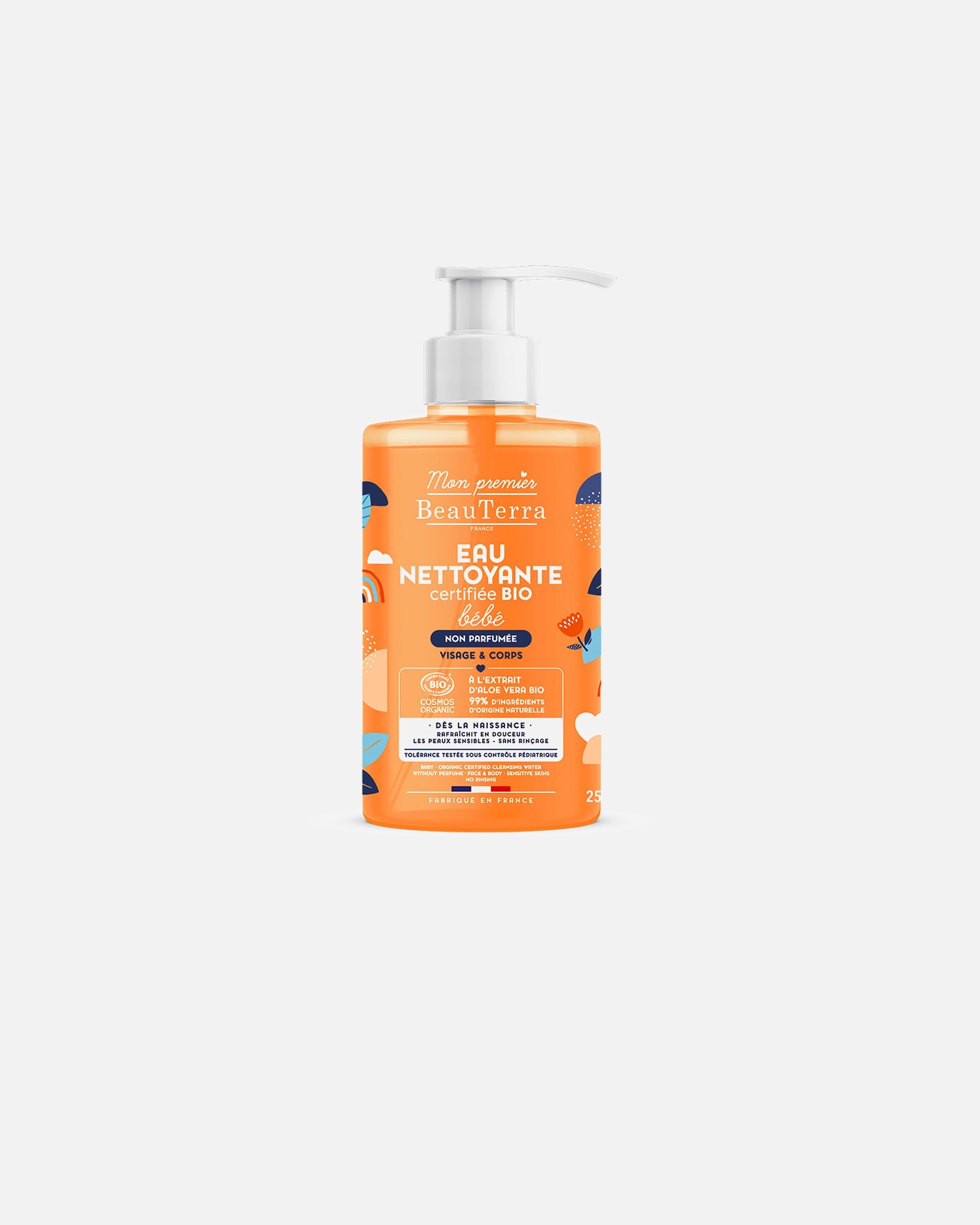 Żel pod prysznic dla dzieci dla Unisex Bezzapachowa woda oczyszczająca BIO BABÉ 750 ml