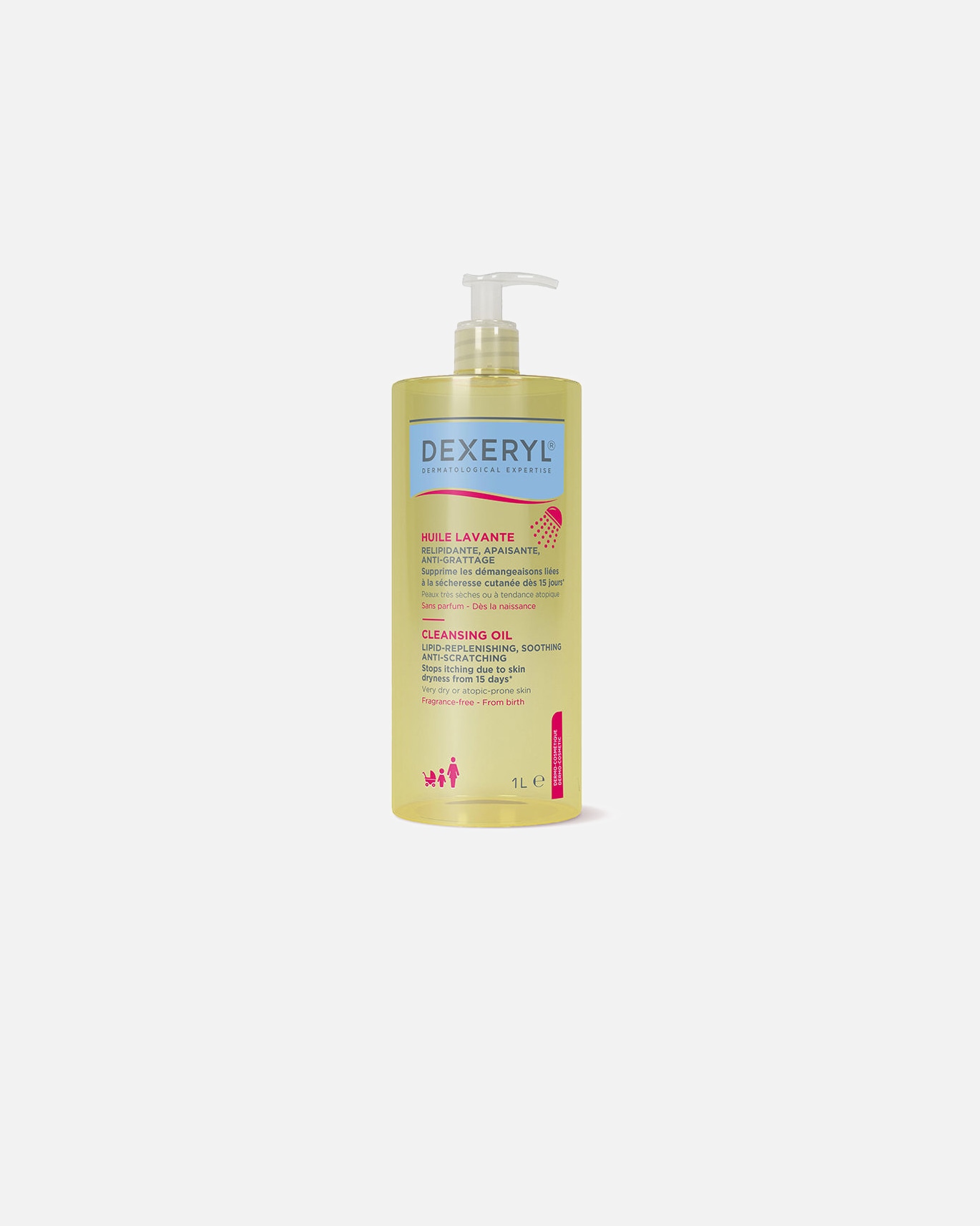 Olejek do mycia dla Unisex DEXERYL Olejek oczyszczający pod prysznic 1000 ml