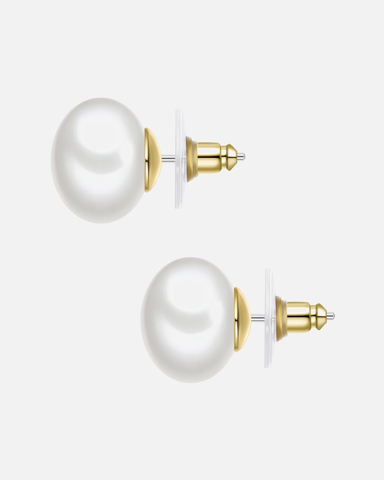 Kolczyki dla Kobieta Yokoamii Kolczyki z Stop metali w Żółte złoto 16,2 mm