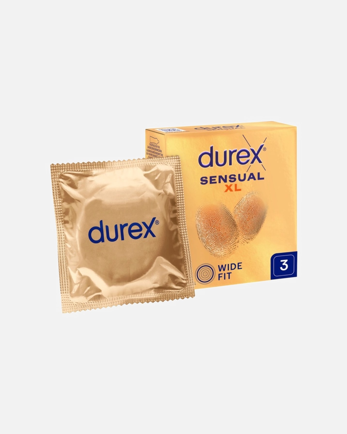 Prezerwatywa dla Mężczyzna Durex Sensual XL 3 szt