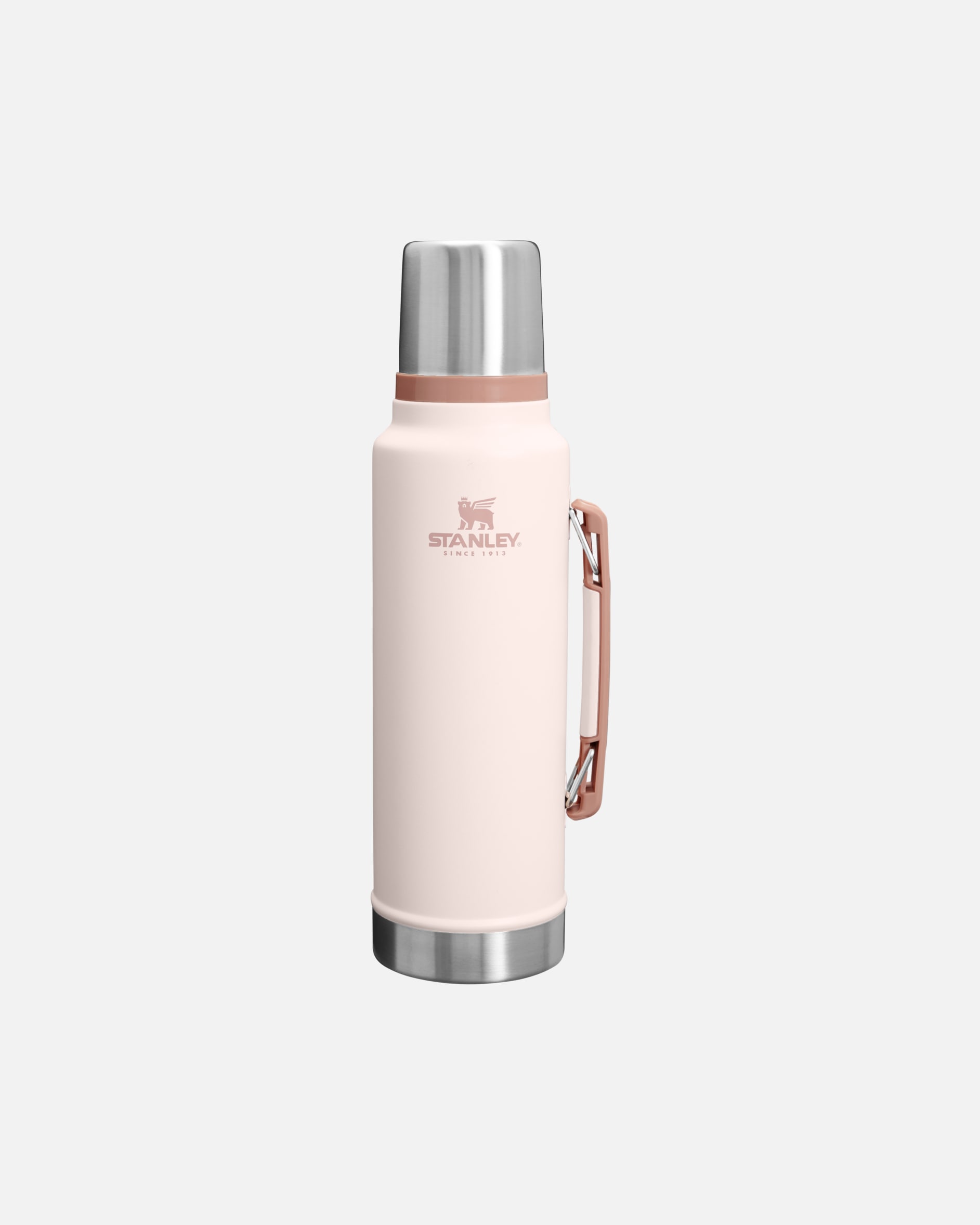 Bidon dla Unisex Stanley 1913 Izolowany próżniowo termos - 1,4L - THE LEGENDARY CLASSIC BOTTLE Rose Quartz