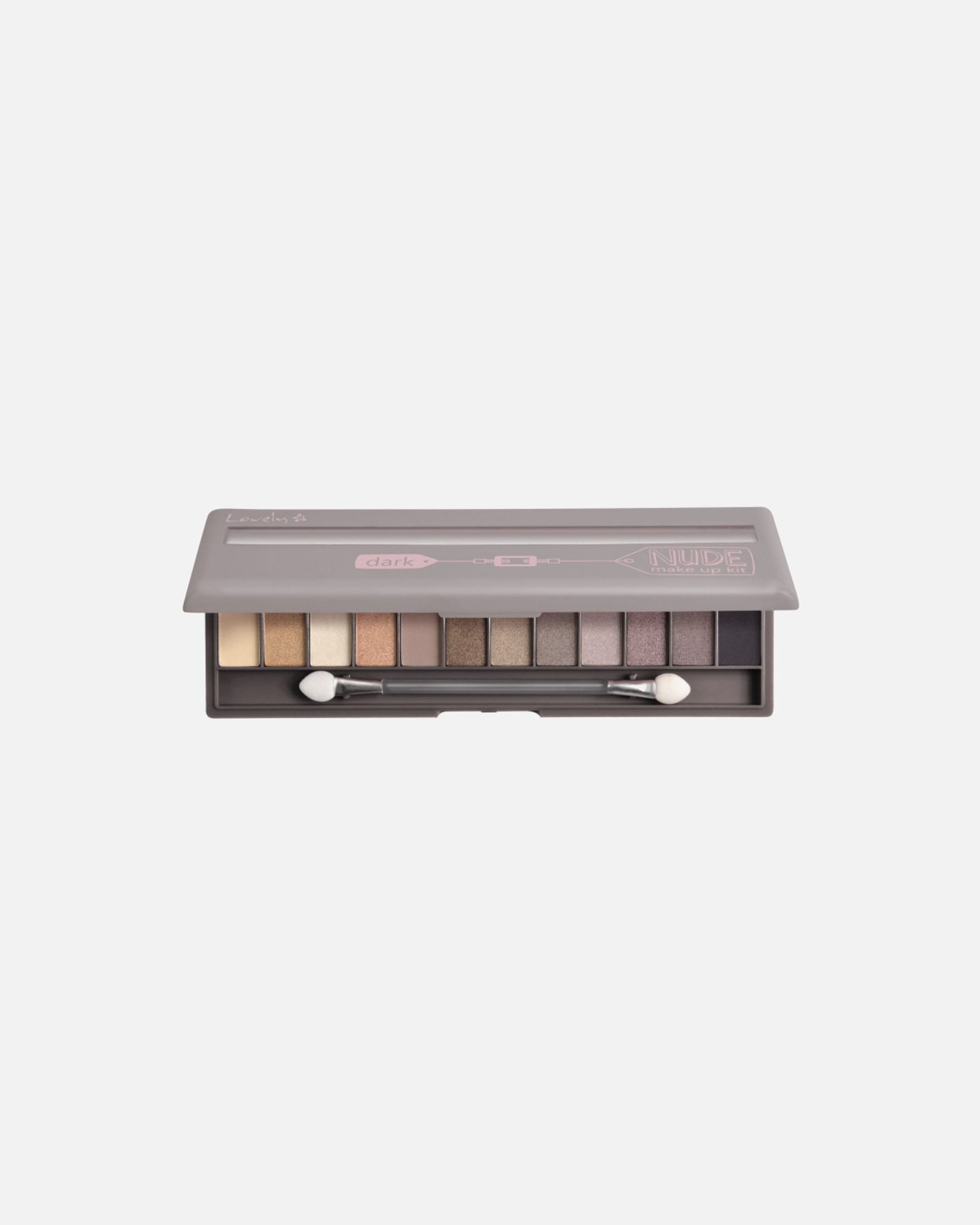 Cień do powiek dla Kobieta Lovely Nude Make Up Kit Dark Nude