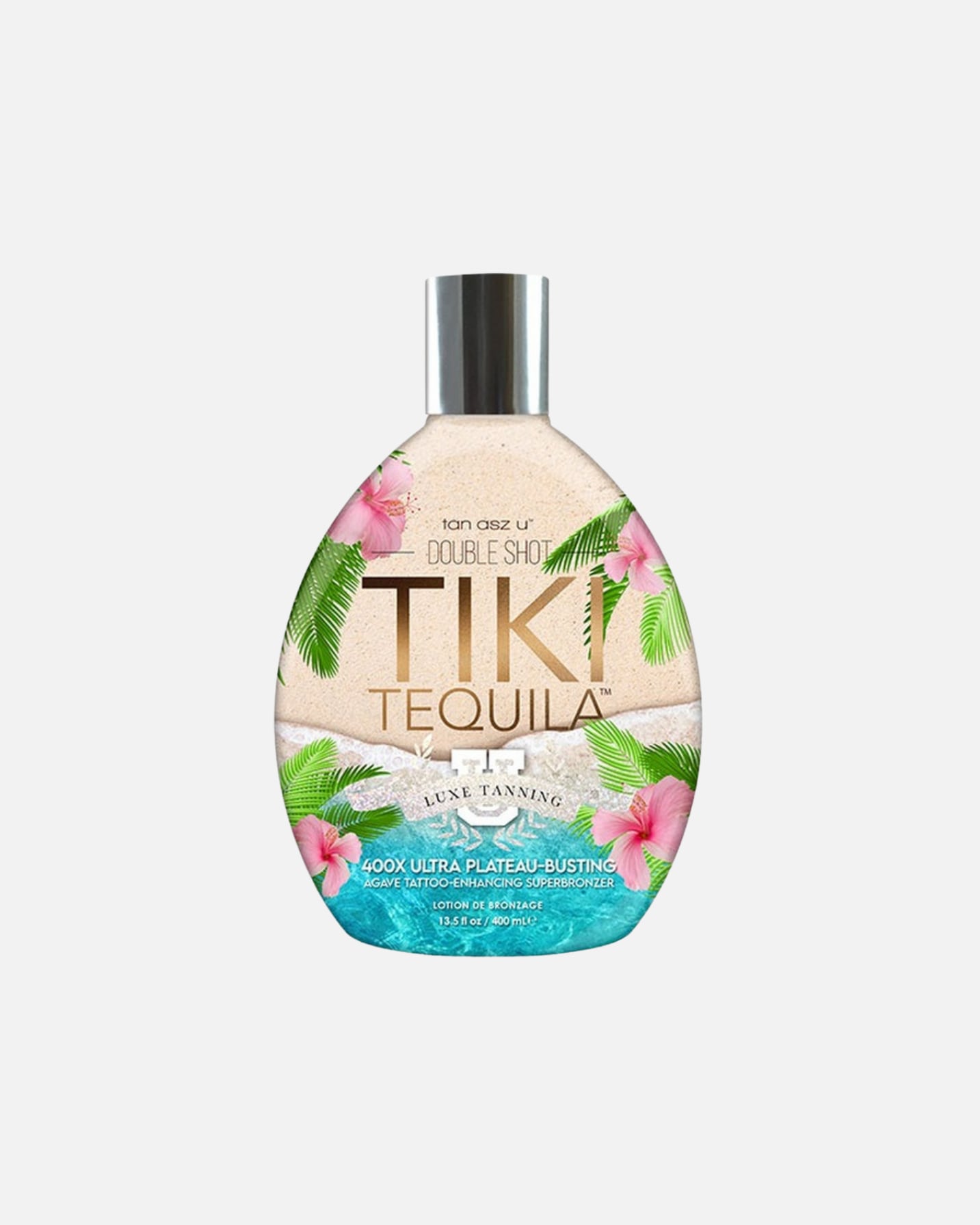 Samoopalacz dla Unisex Tan Asz U Default Brand Line Tiki Tequila bronzer do opalania z podwójną dawką bronzerów i efektem głębokiego blasku 400 ml