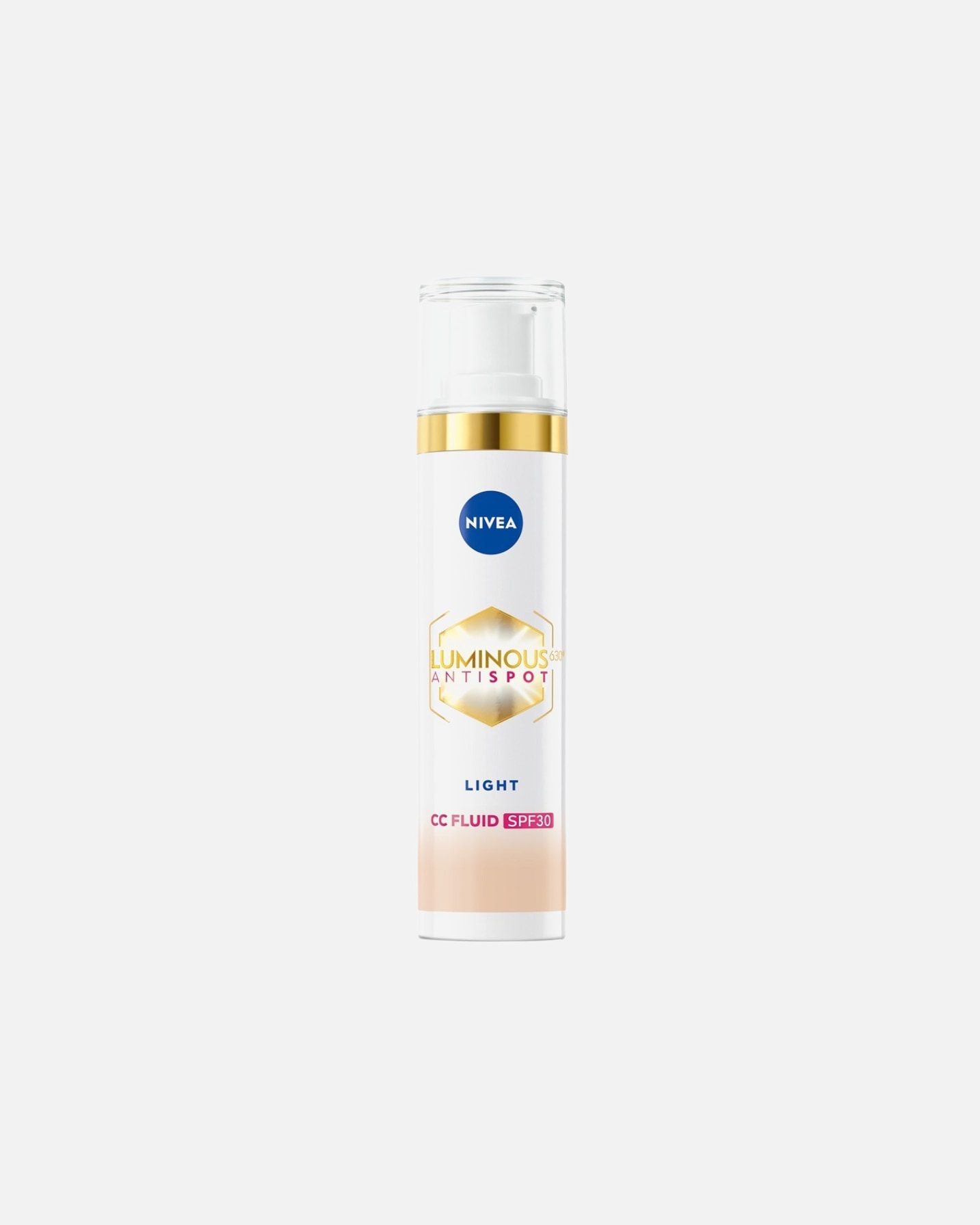 Krem CC dla Kobieta NIVEA Luminous630® Antispot CC Fluid 01 Light