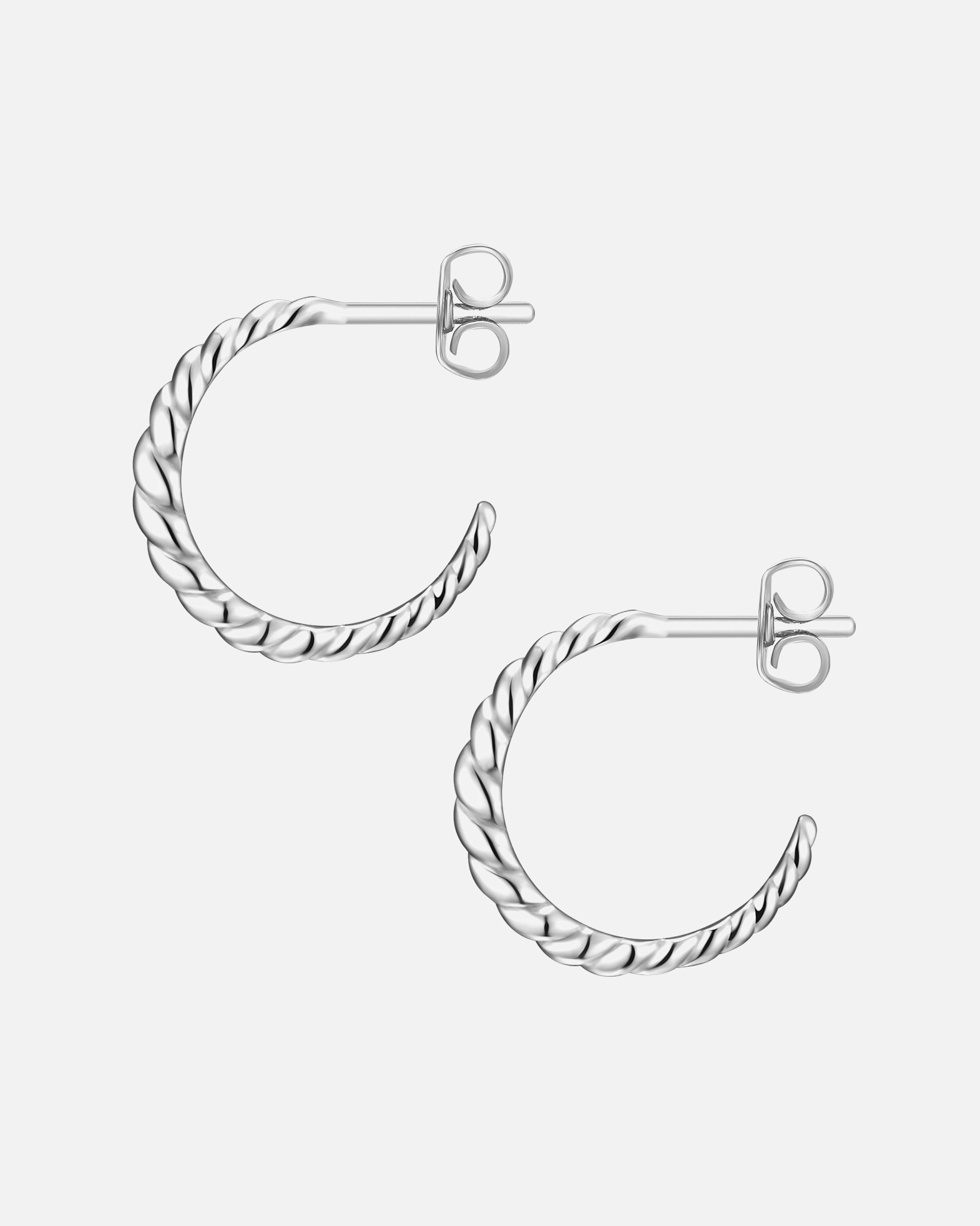 Kolczyki dla Kobieta Glanzstücke München Srebrne kolczyki kreole srebro wysokiej próby srebrny 16,1 mm