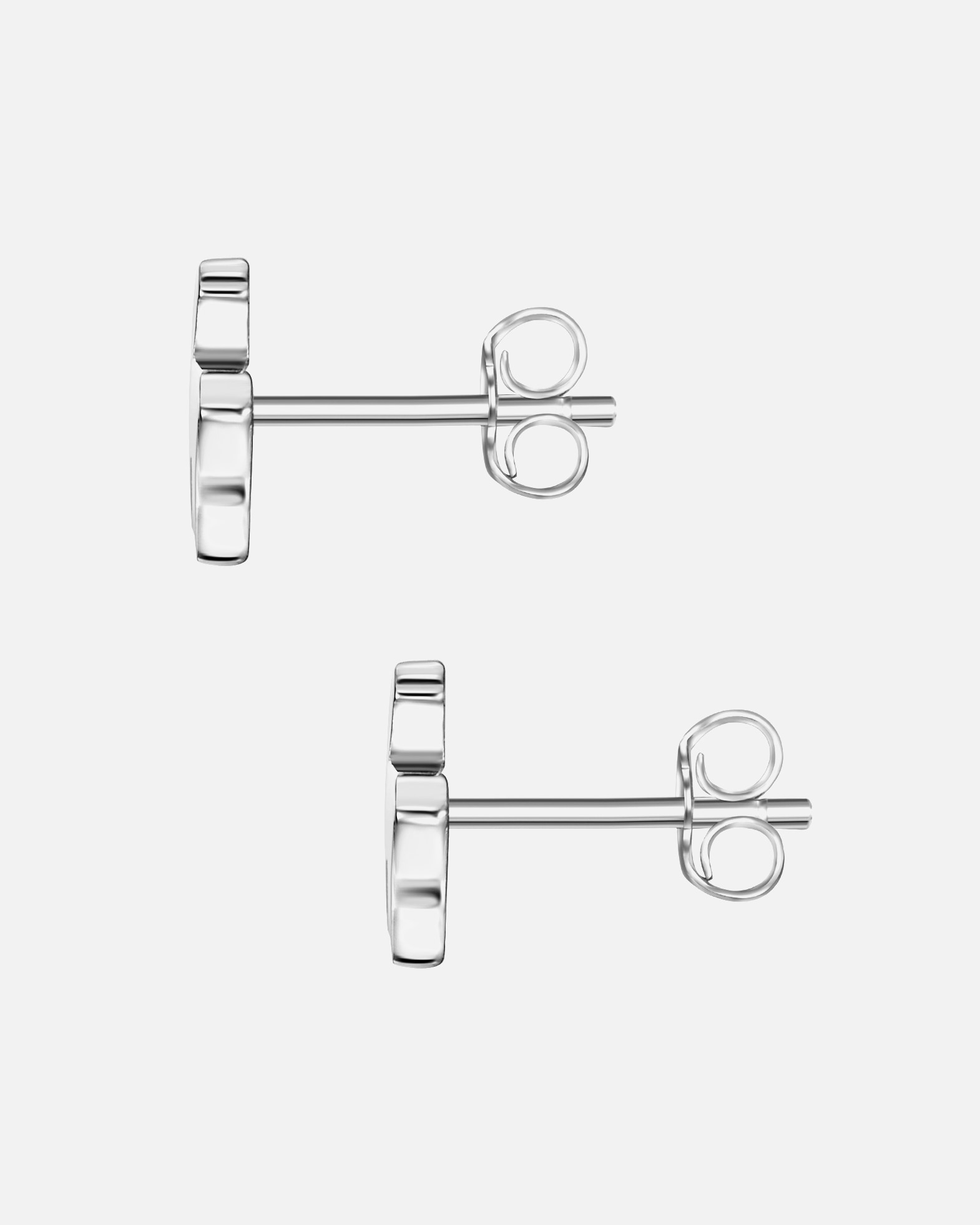 Kolczyki dla Kobieta Glanzstücke München Srebrne kolczyki sztyfty Alpaka srebro wysokiej próby różowe złoto 5,9 mm