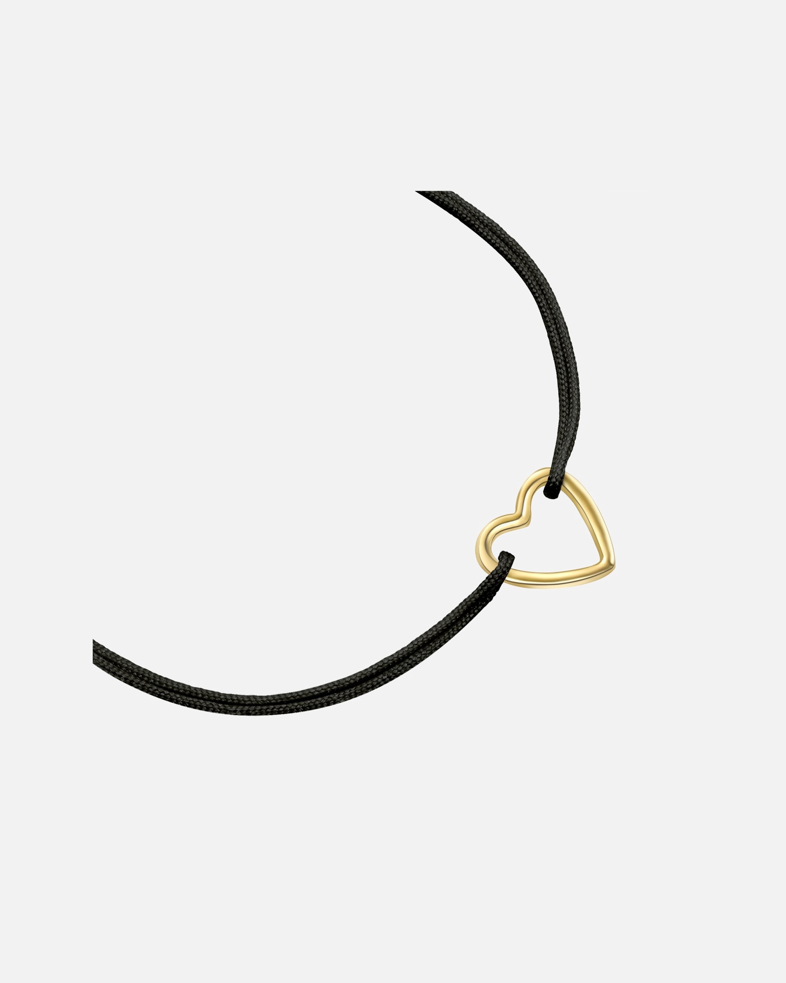 Bransoletka dla Kobieta Glanzstücke München Bransoletka Serce Tkanina Żółte złoto 15,0 - 22,0 cm, flexibel einstellbar