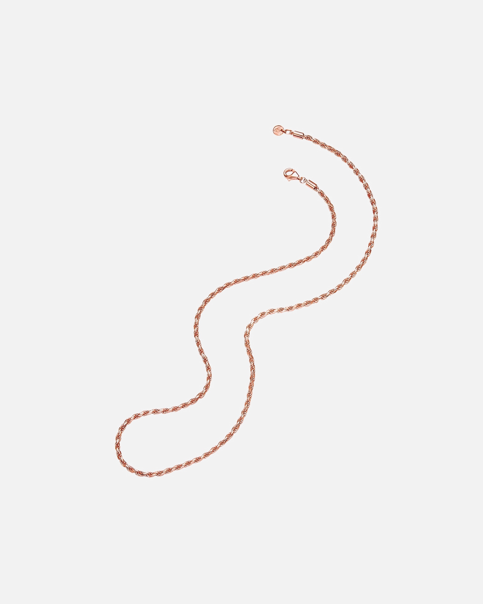 Naszyjnik dla Kobieta Glanzstücke München Łańcuszek z Srebro wysokiej próby w Różowy złoty 40 cm