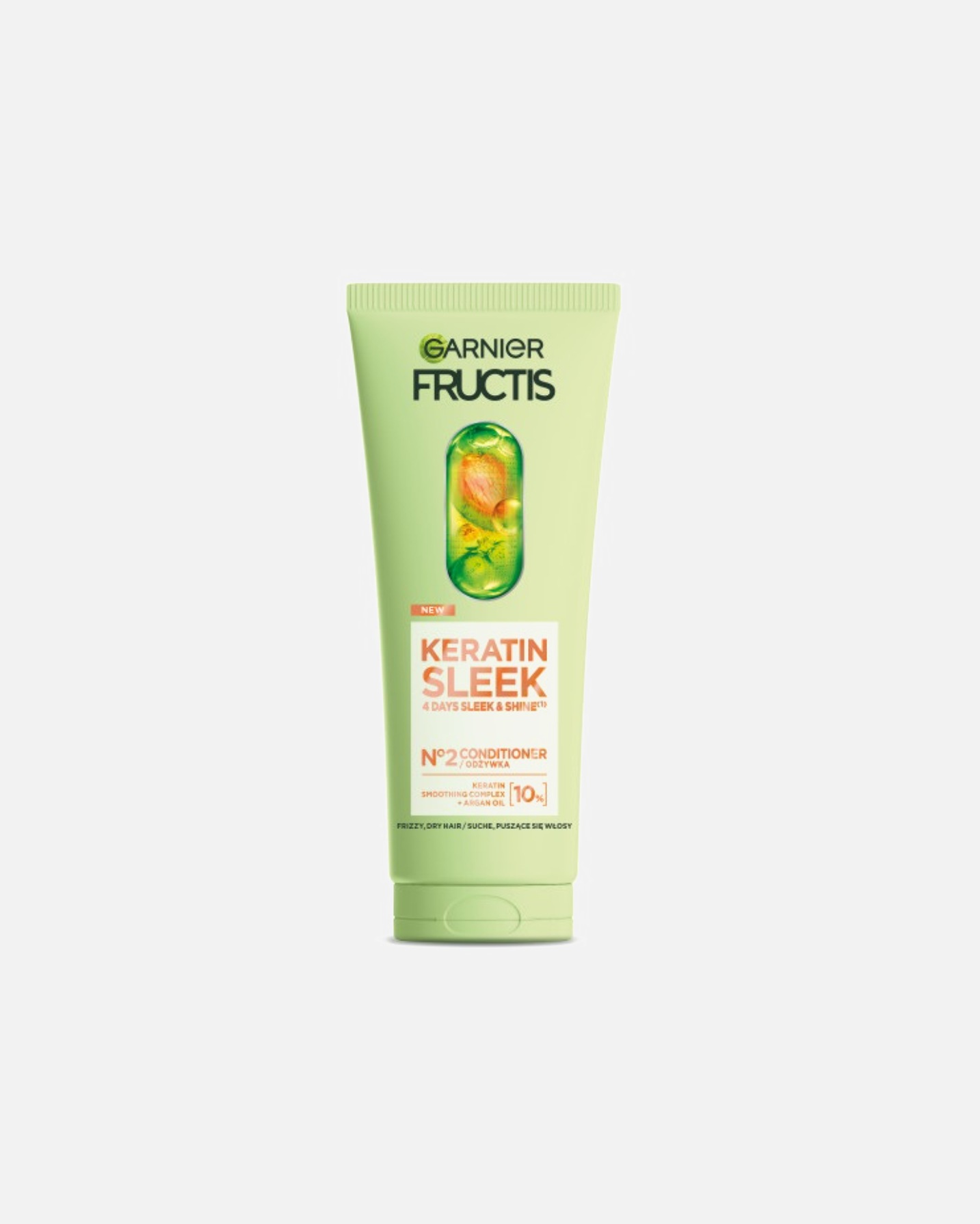 Odżywka do włosów do spłukiwania dla Kobieta Garnier Fructis Keratin Sleek 200 ml